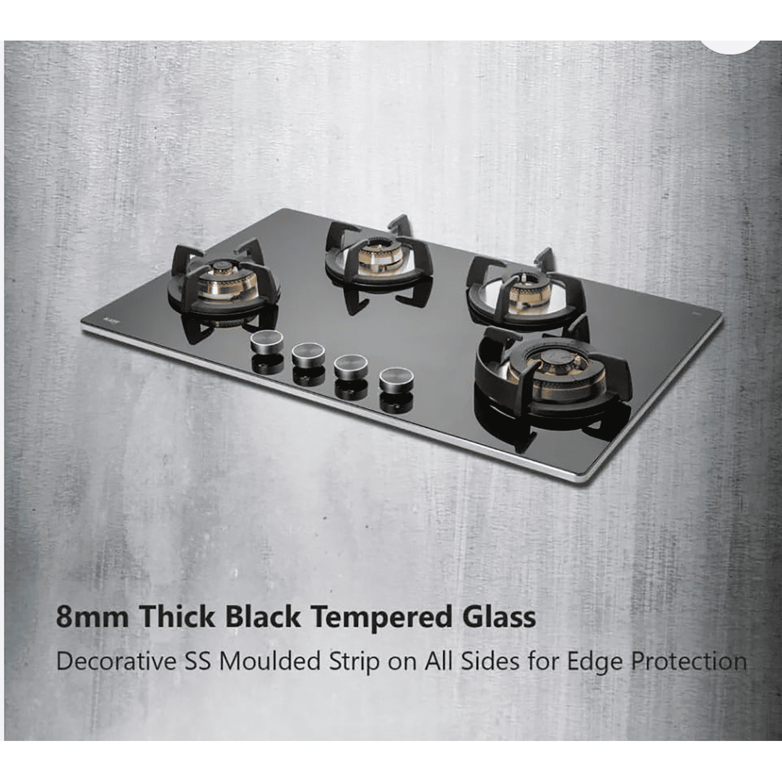KAFF BLH 804 Tempered Glass Top 4 Burner Automatic Electric Hob (Flame Failure Device, Black)_13