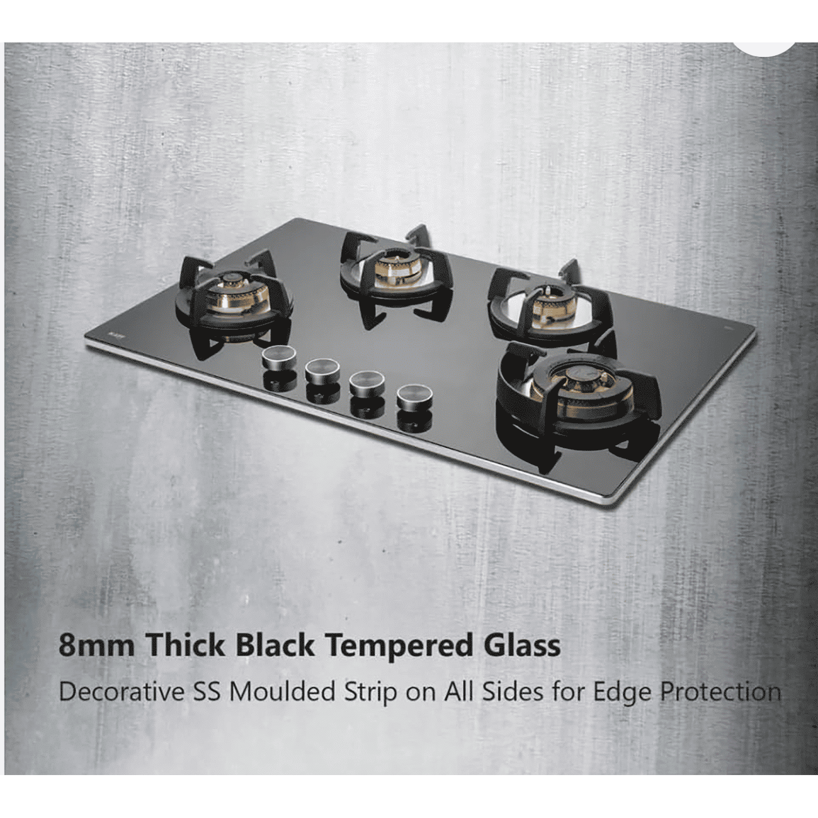 KAFF BLH 804 Tempered Glass Top 4 Burner Automatic Electric Hob (Flame Failure Device, Black)_14