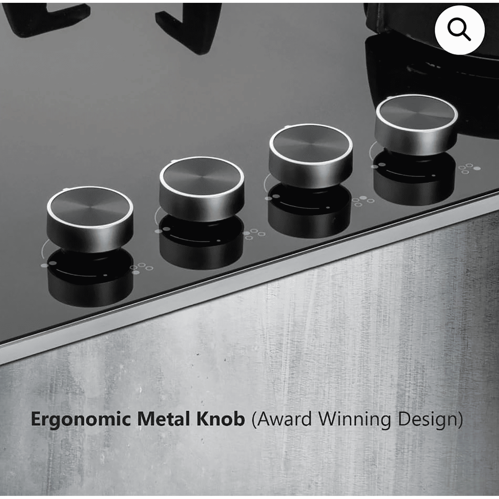 KAFF BLH 804 Tempered Glass Top 4 Burner Automatic Electric Hob (Flame Failure Device, Black)_16