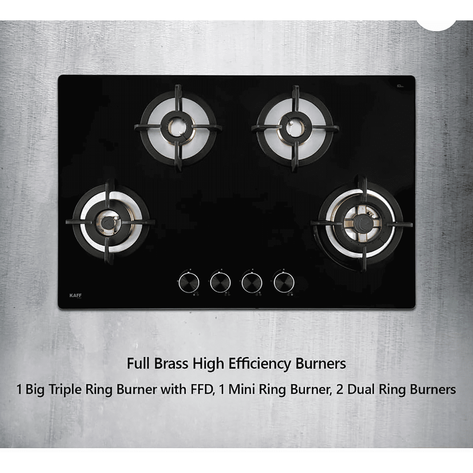 KAFF BLH 804 Tempered Glass Top 4 Burner Automatic Electric Hob (Flame Failure Device, Black)_18