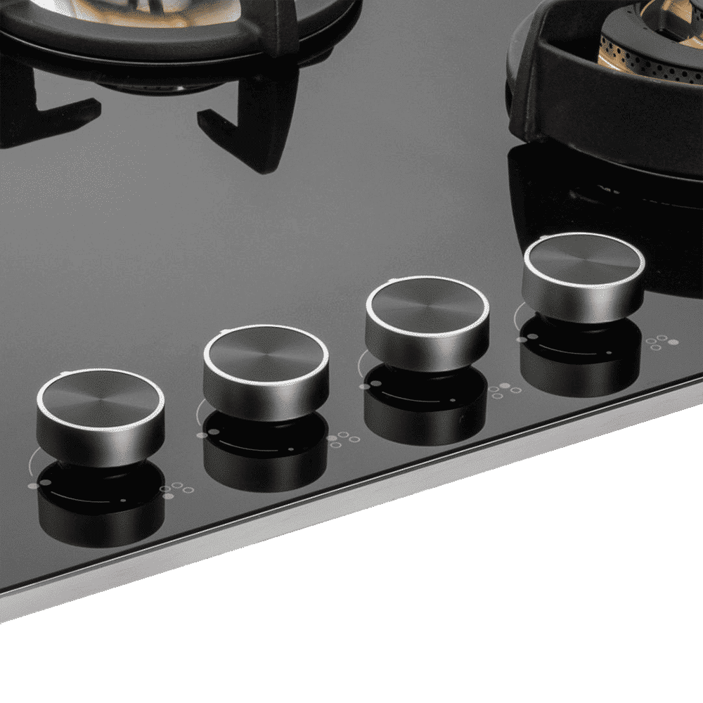 KAFF BLH 804 Tempered Glass Top 4 Burner Automatic Electric Hob (Flame Failure Device, Black)_5