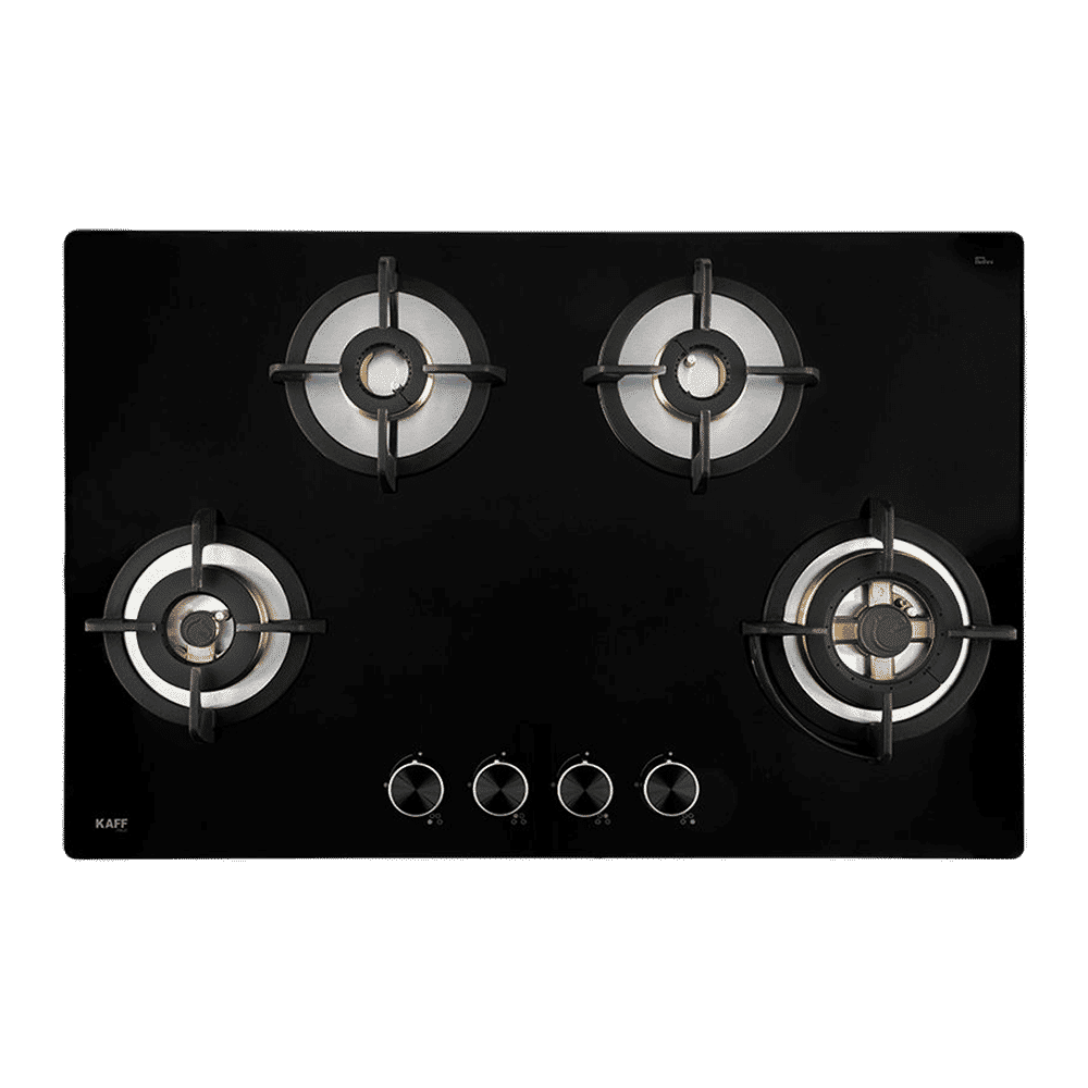 KAFF BLH 804 Tempered Glass Top 4 Burner Automatic Electric Hob (Flame Failure Device, Black)_6