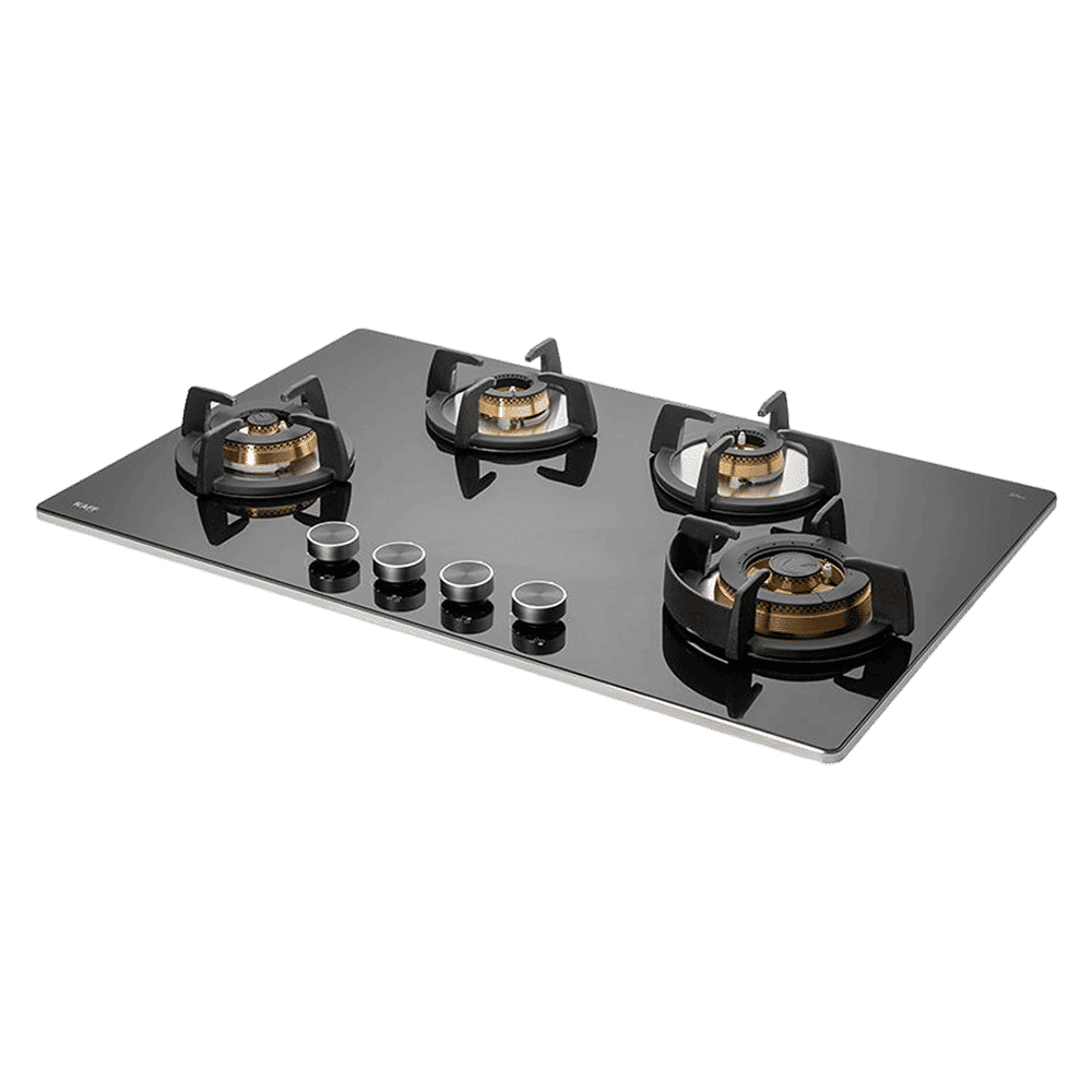 KAFF BLH 804 Tempered Glass Top 4 Burner Automatic Electric Hob (Flame Failure Device, Black)_8