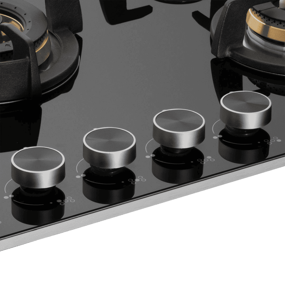 KAFF Bellini-F Tempered Glass Top 4 Burner Automatic Hob (Flame Failure Device, Black)_5