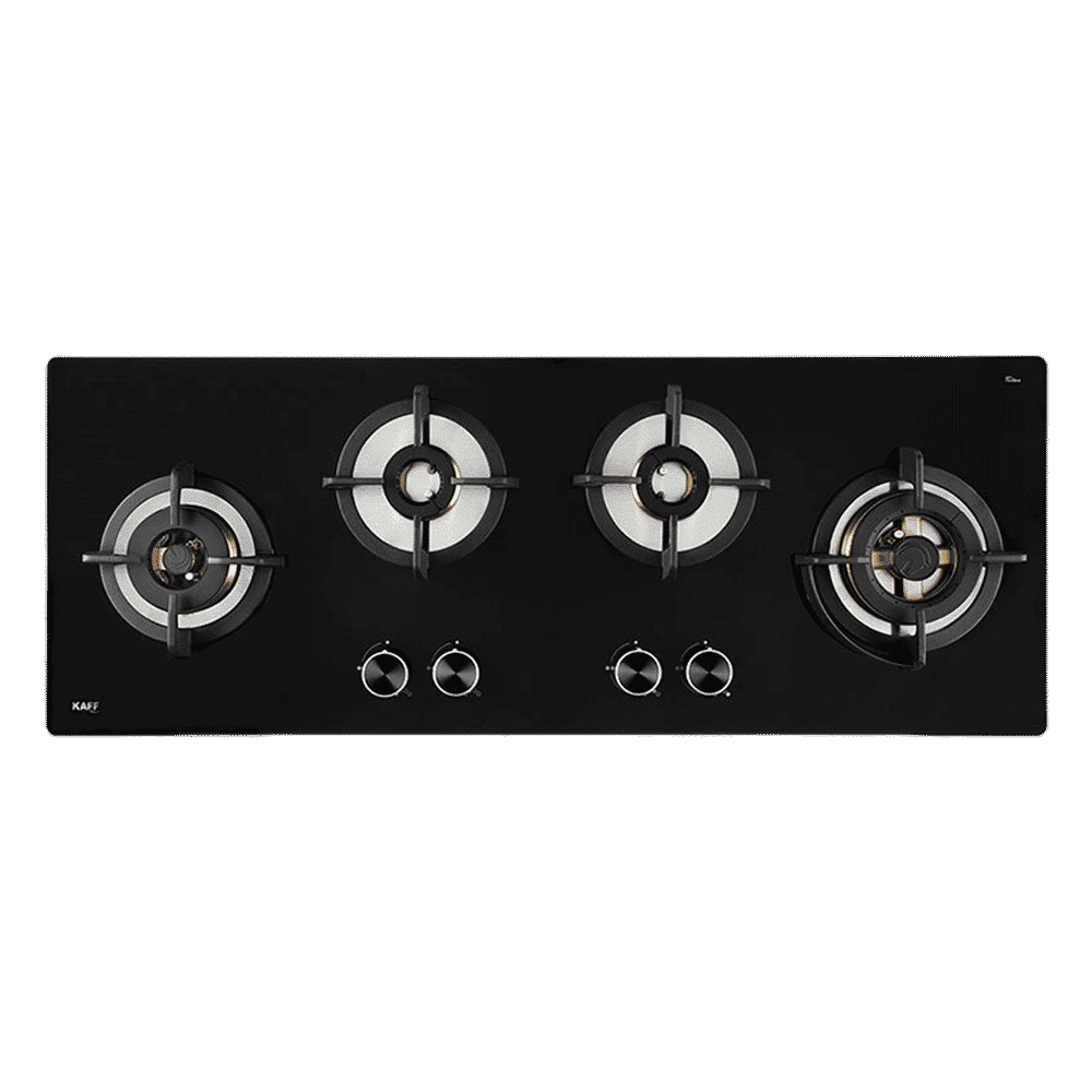 KAFF Bellini-F Tempered Glass Top 4 Burner Automatic Hob (Flame Failure Device, Black)_6