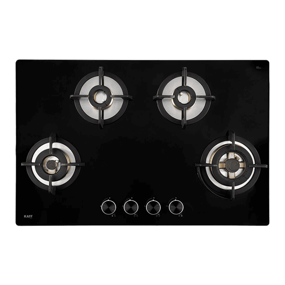 KAFF Bellini-F Tempered Glass Top 4 Burner Automatic Electric Hob (Flame Failure Device, Black)_6