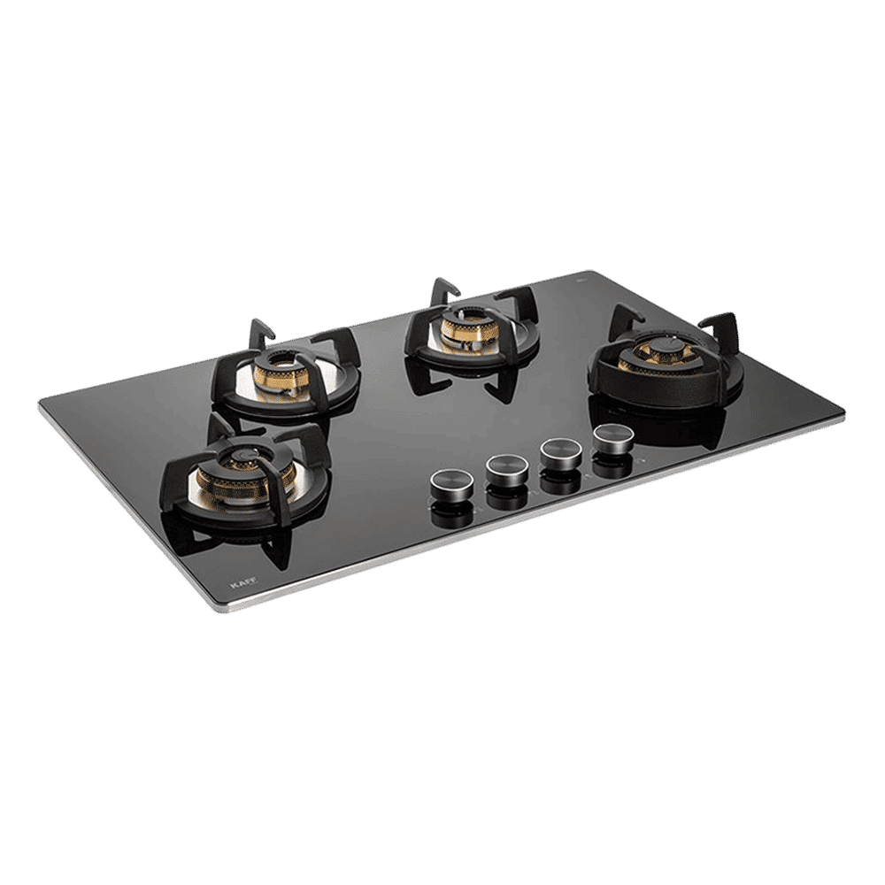 KAFF Bellini-F Tempered Glass Top 4 Burner Automatic Electric Hob (Flame Failure Device, Black)_8