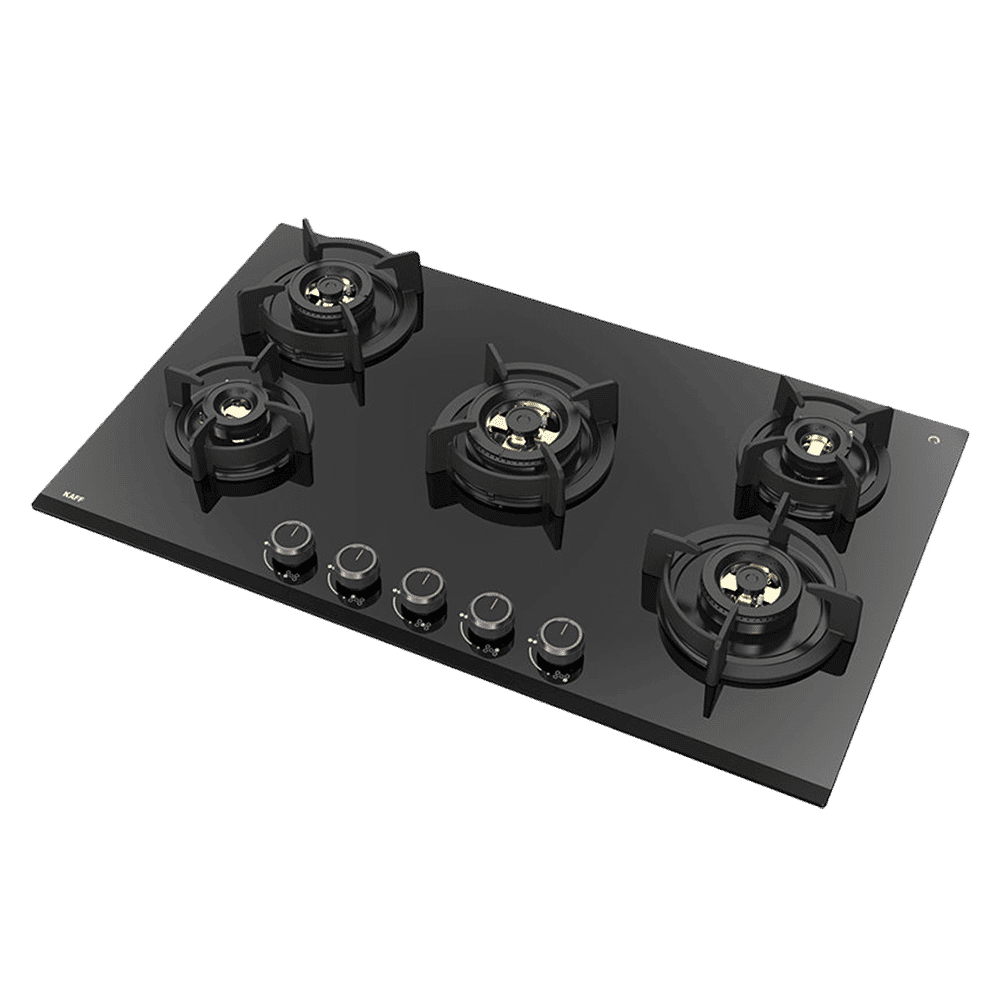 KAFF ASF 865 Tempered Glass Top 5 Burner Automatic Electric Hob (Flame Failure Device, Black)_10