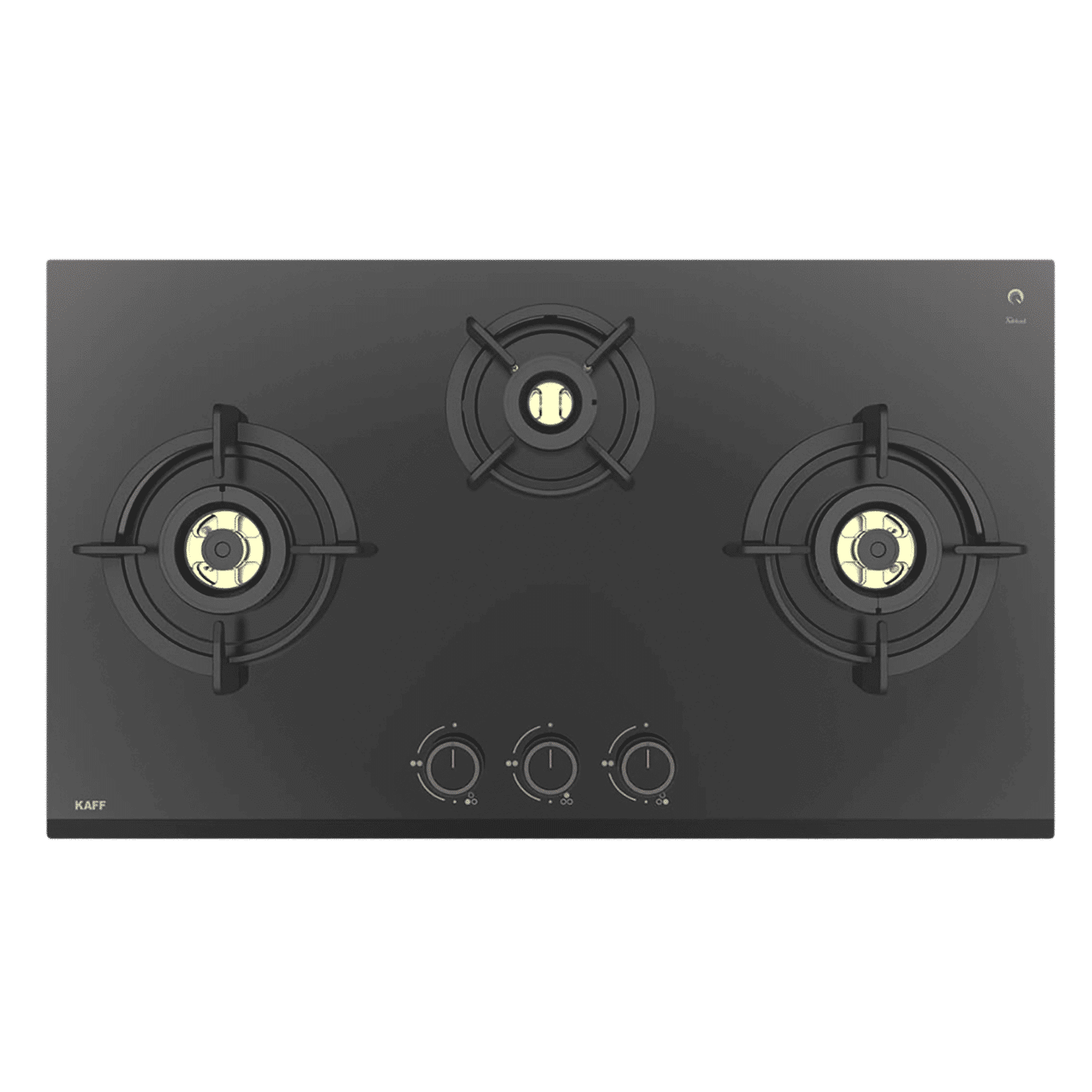 KAFF ASF 783 Tempered Glass Top 3 Burner Automatic Electric Hob (Flame Failure Device, Black)_10