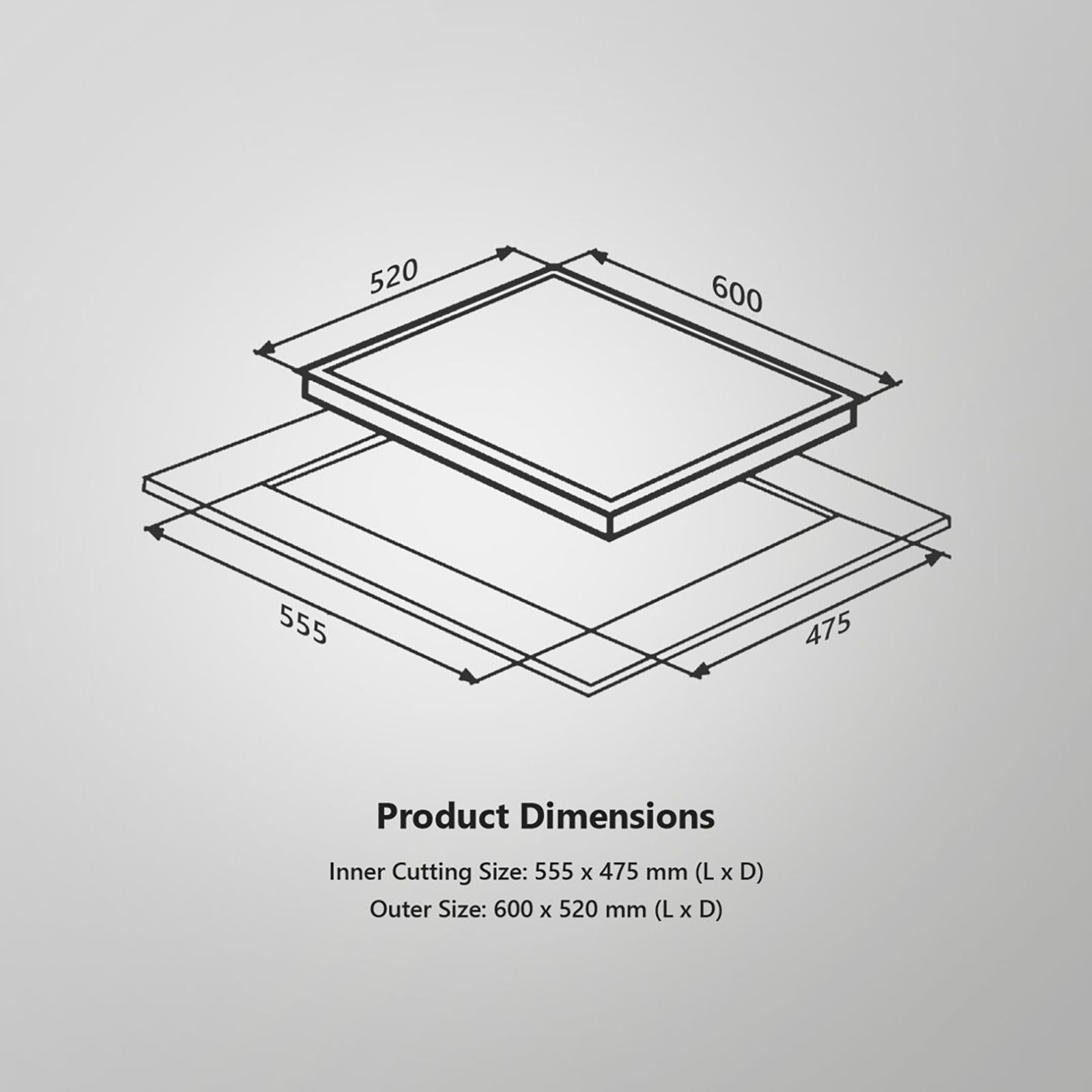 KAFF ASF 603 Tempered Glass Top 3 Burner Automatic Electric Hob (Flame Failure Device, Black)_7