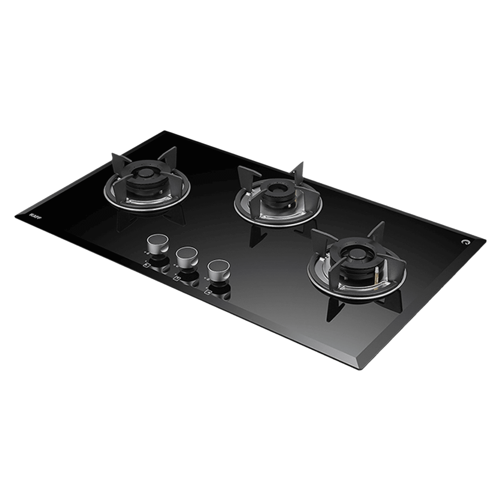 KAFF FBB 783 Tempered Glass Top 3 Burner Automatic Electric Hob (Enamelled Matt Finish Grills, Black)_12
