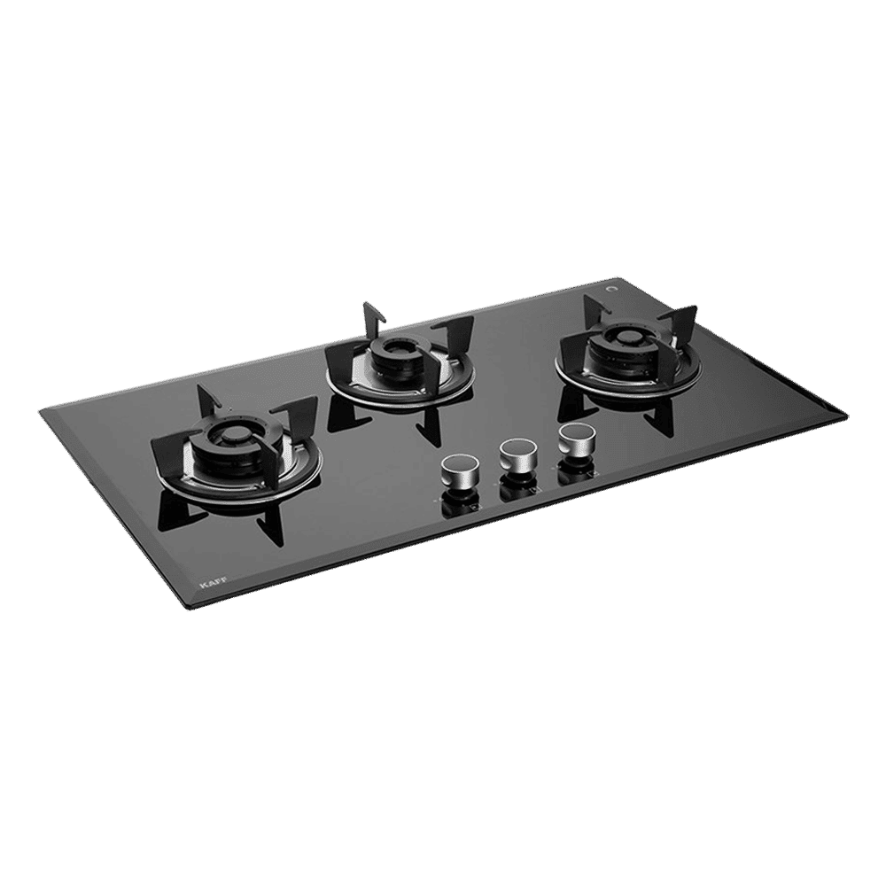 KAFF FBB 783 Tempered Glass Top 3 Burner Automatic Electric Hob (Enamelled Matt Finish Grills, Black)_16