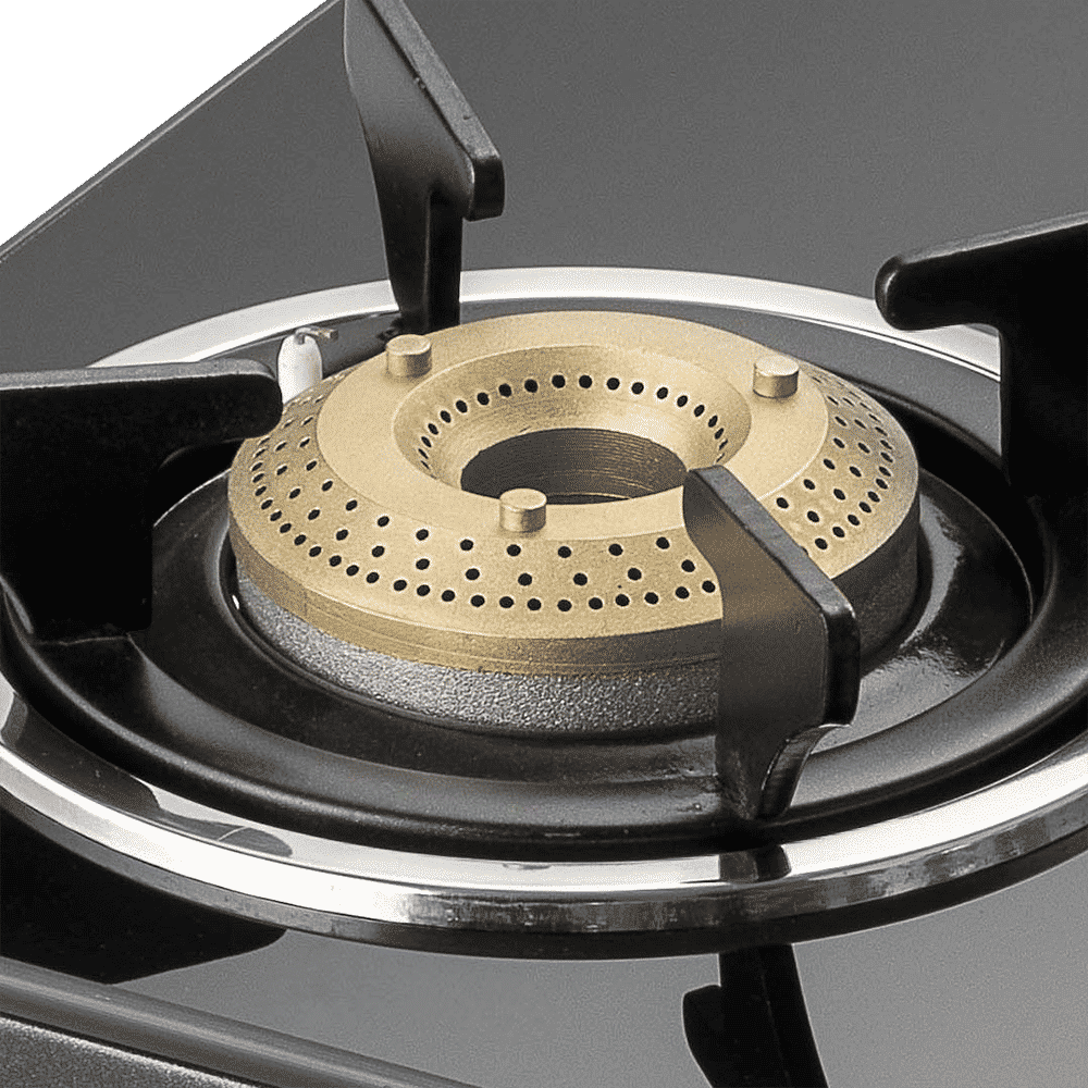 KAFF CTC634BAI Toughened Glass Top 4 Burner Automatic Electric Gas Stove (Matte Enamelled Pan Support, Black)_4