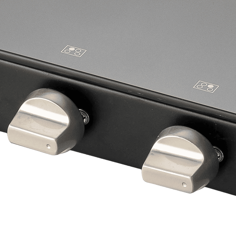 KAFF CTE694B Toughened Glass Top 4 Burner Manual Gas Stove (Matte Enamelled Pan Support, Black)_5