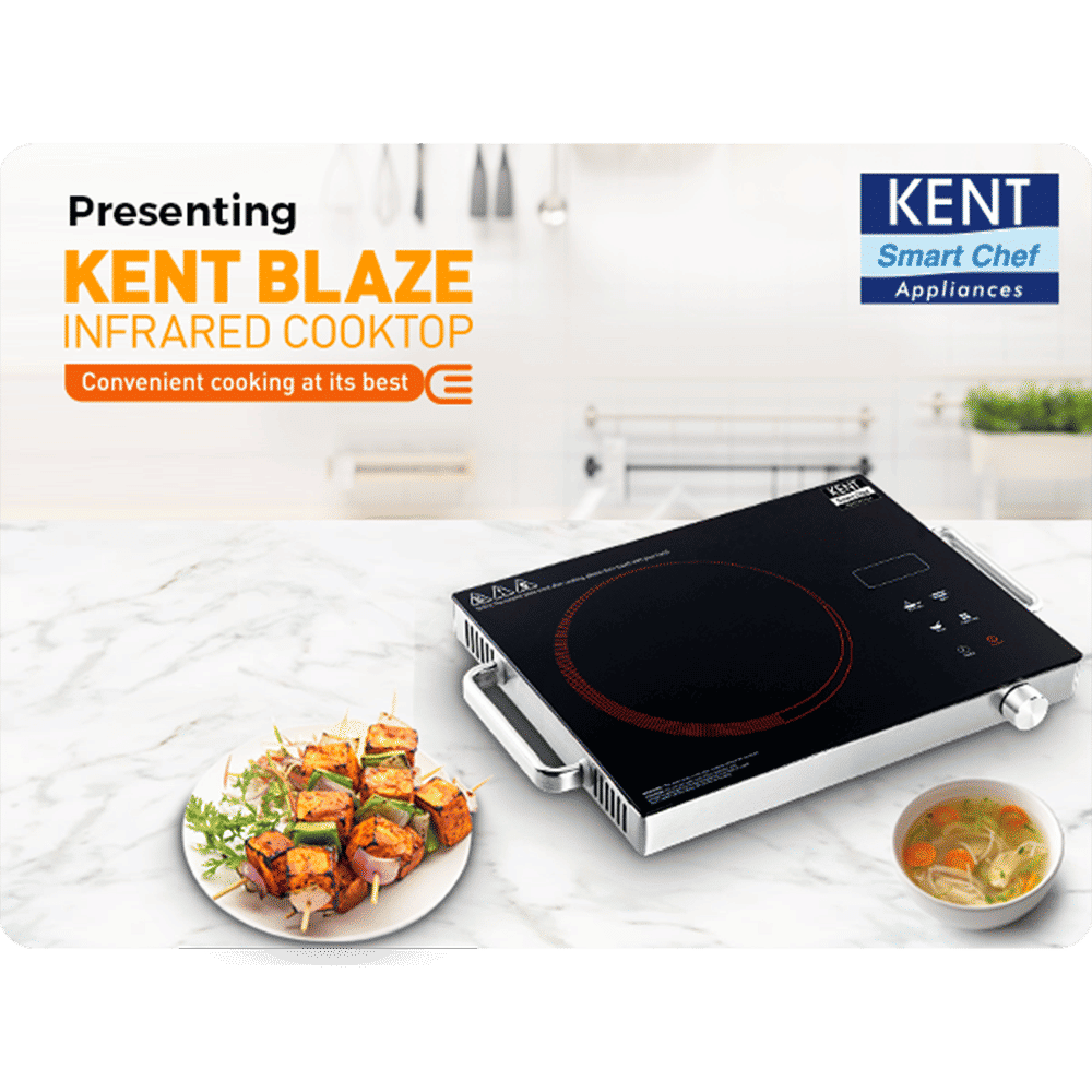 Kent Blaze 2000W Induction Cooktop with 3 Preset Menus_5