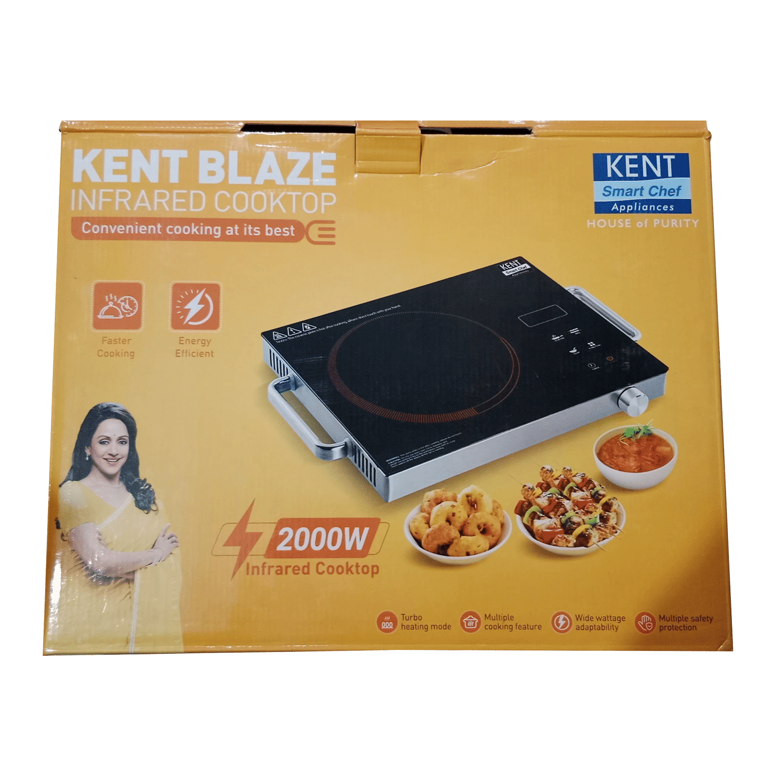 Kent Blaze 2000W Induction Cooktop with 3 Preset Menus_7