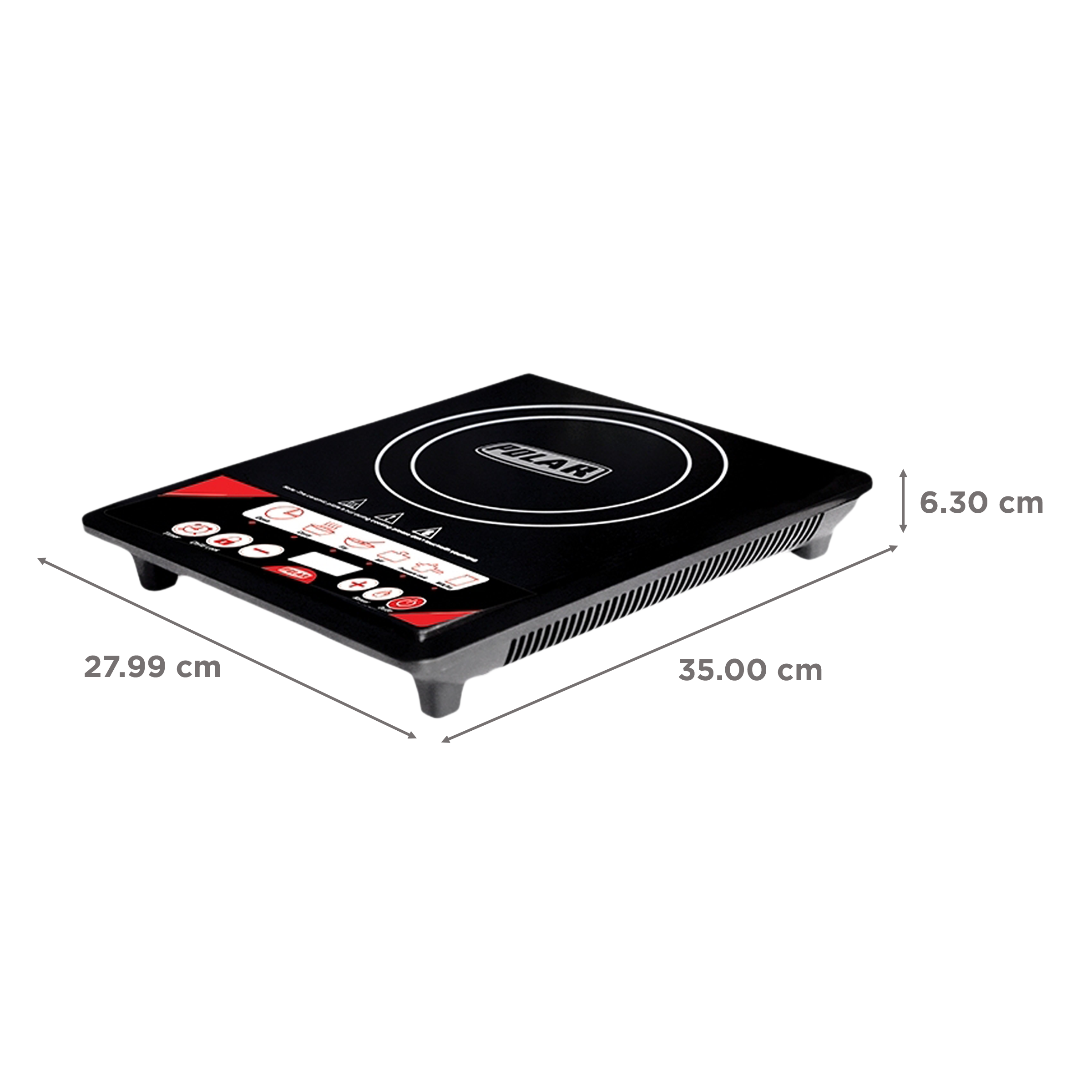 Polar CM-11 1600W Induction Cooktop with 7 Preset Menus_2
