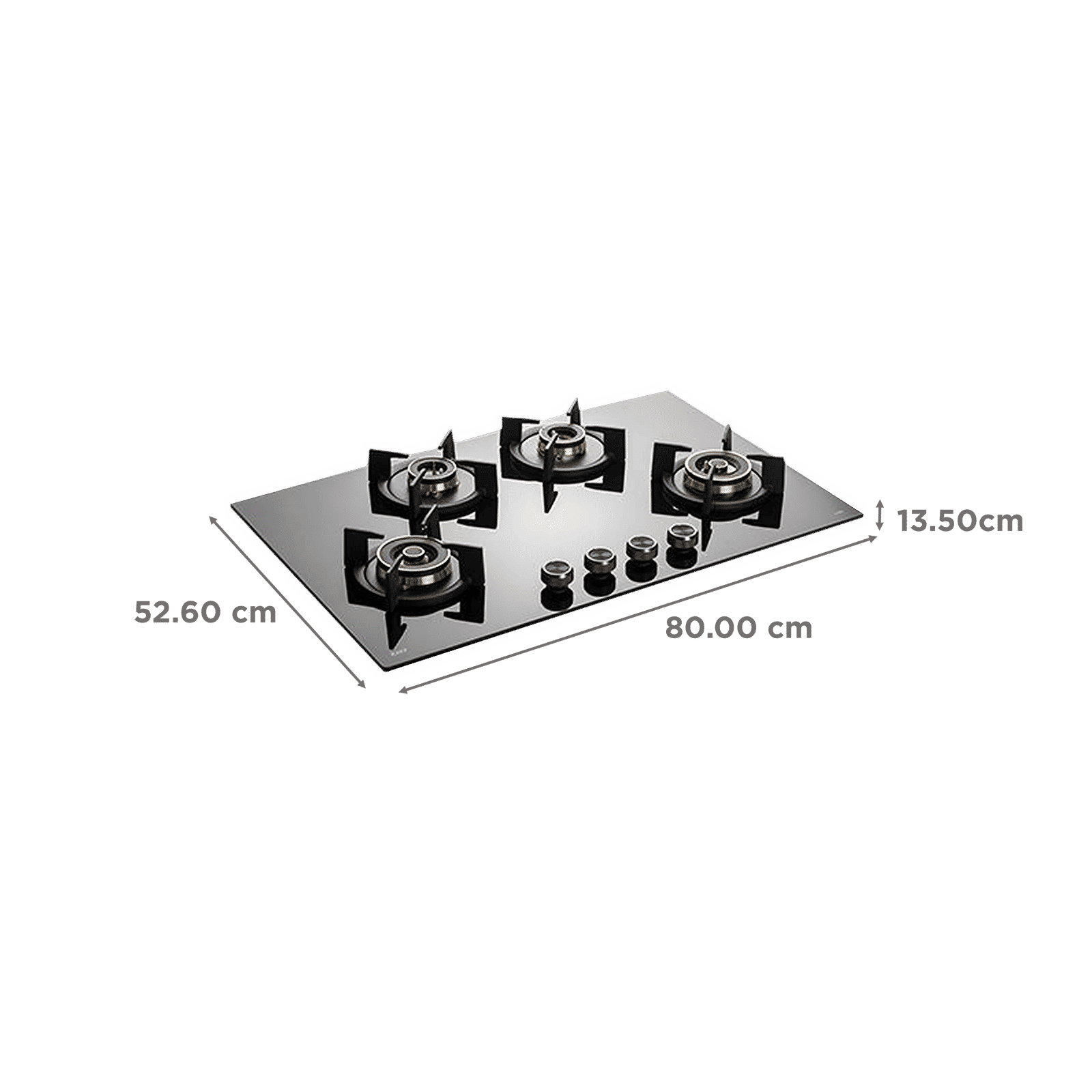 KAFF INF 804 Tempered Glass Top 4 Burner Automatic Electric Hob (Flame Failure Device, Black) KAFF INF 804 Tempered Glass Top 4 Burner Automatic Electric Hob (Flame Failure Device, Black)_2