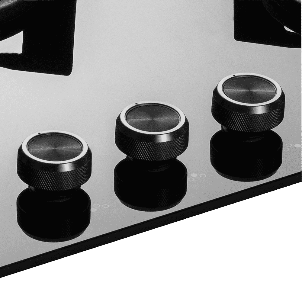 KAFF INF 783 Tempered Glass Top 3 Burner Automatic Electric Hob (Flame Failure Device, Black)_5