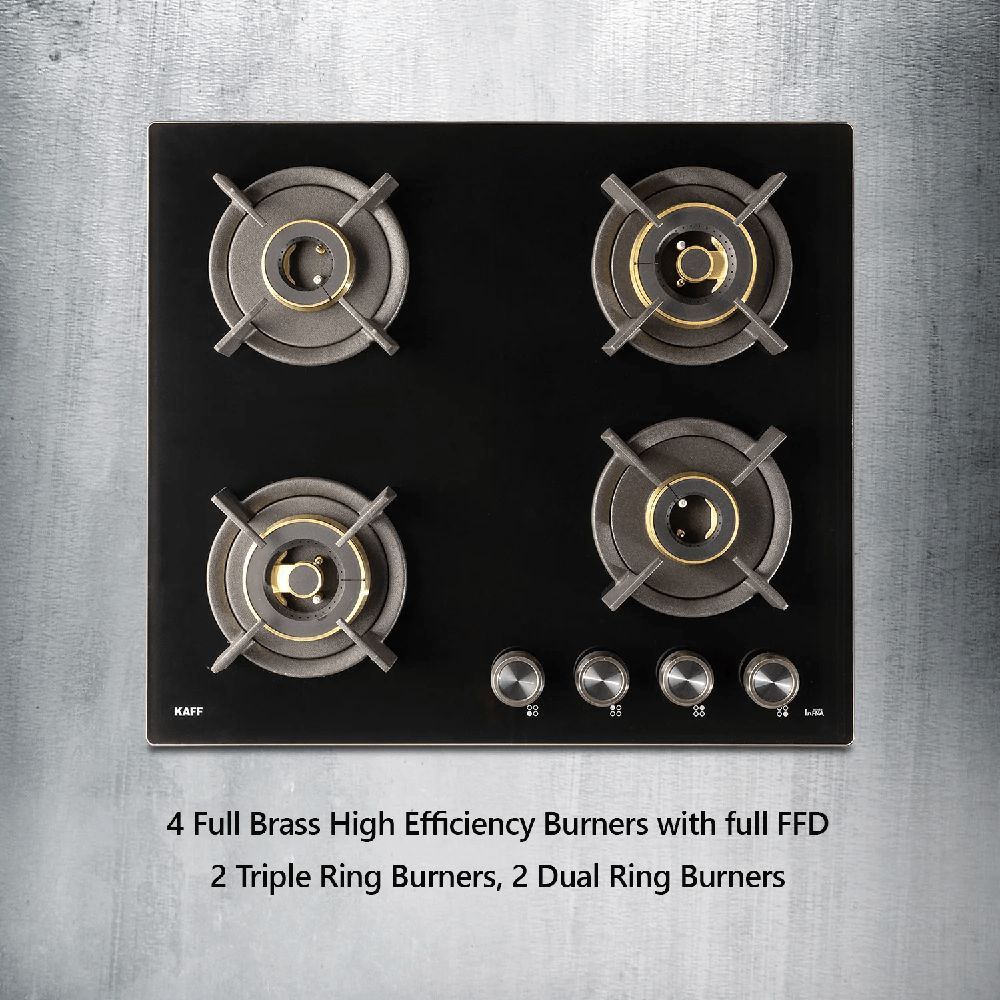 KAFF INF 604 Tempered Glass Top 4 Burner Automatic Electric Hob (Flame Failure Device, Black)_14
