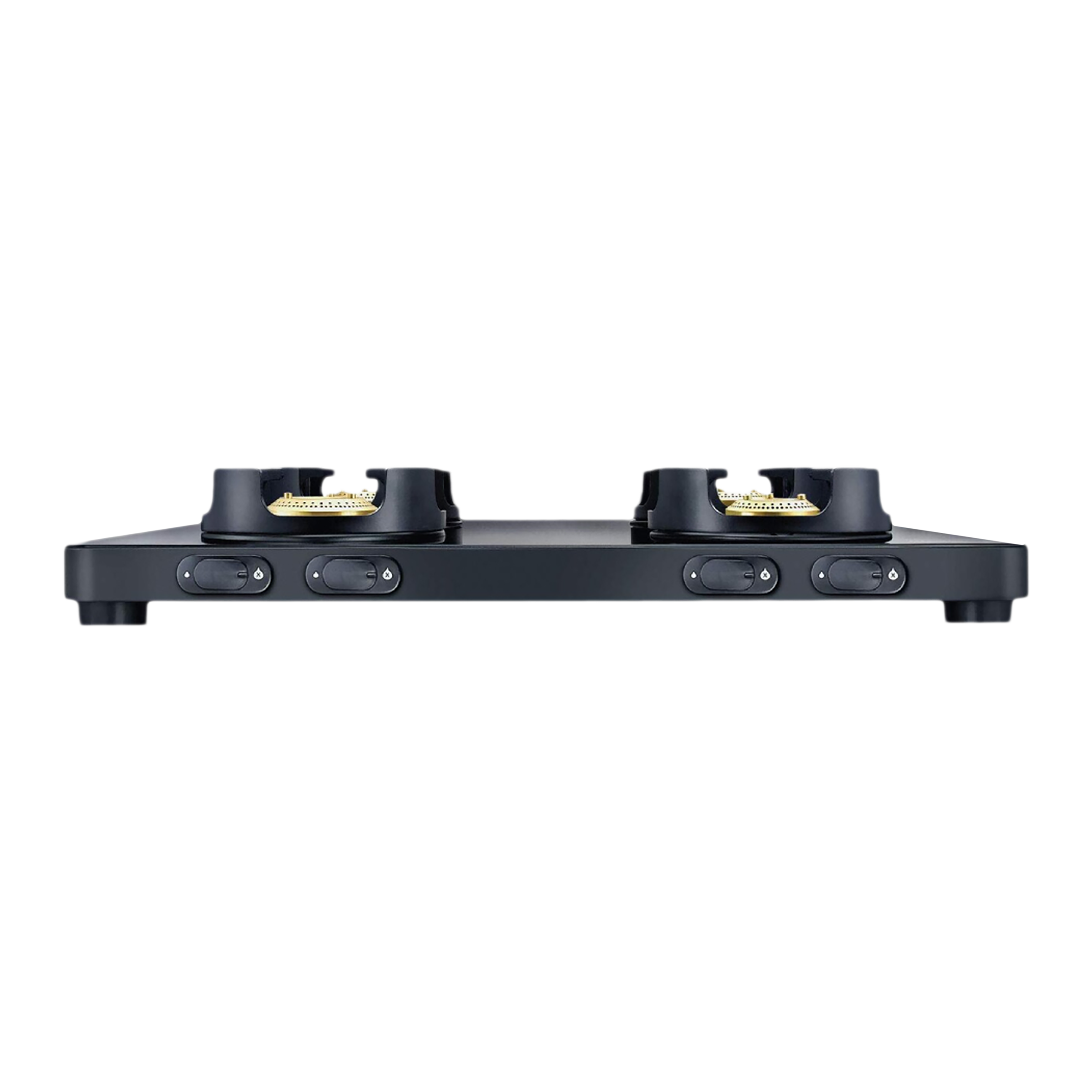Prestige Edge Toughened Glass Top 4 Burner Manual Gas Stove (Ergonomic Knob, Black)_10