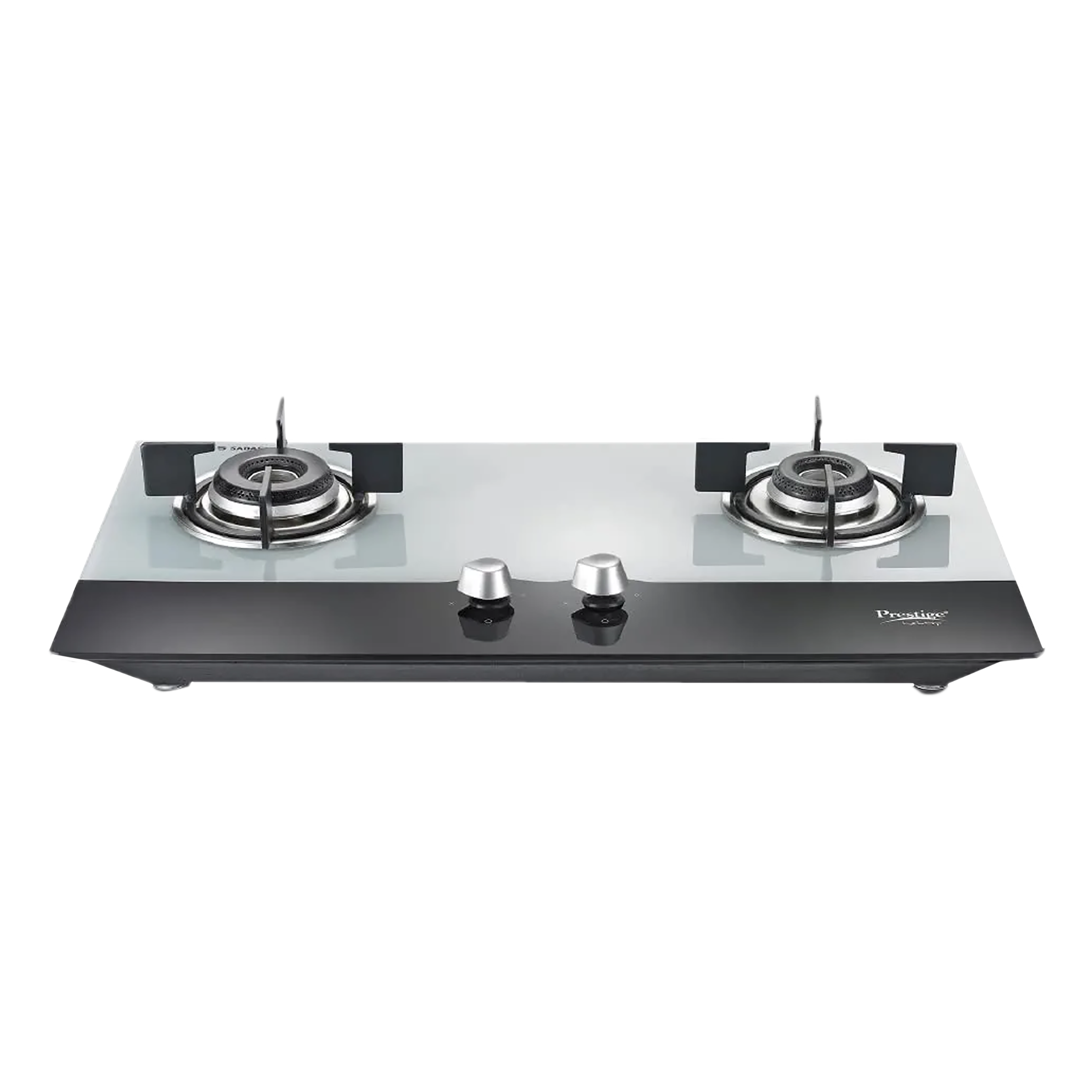 Prestige Desire Toughened Glass Top 2 Burner Automatic Hob (Ergonomic Knob, Black)_4