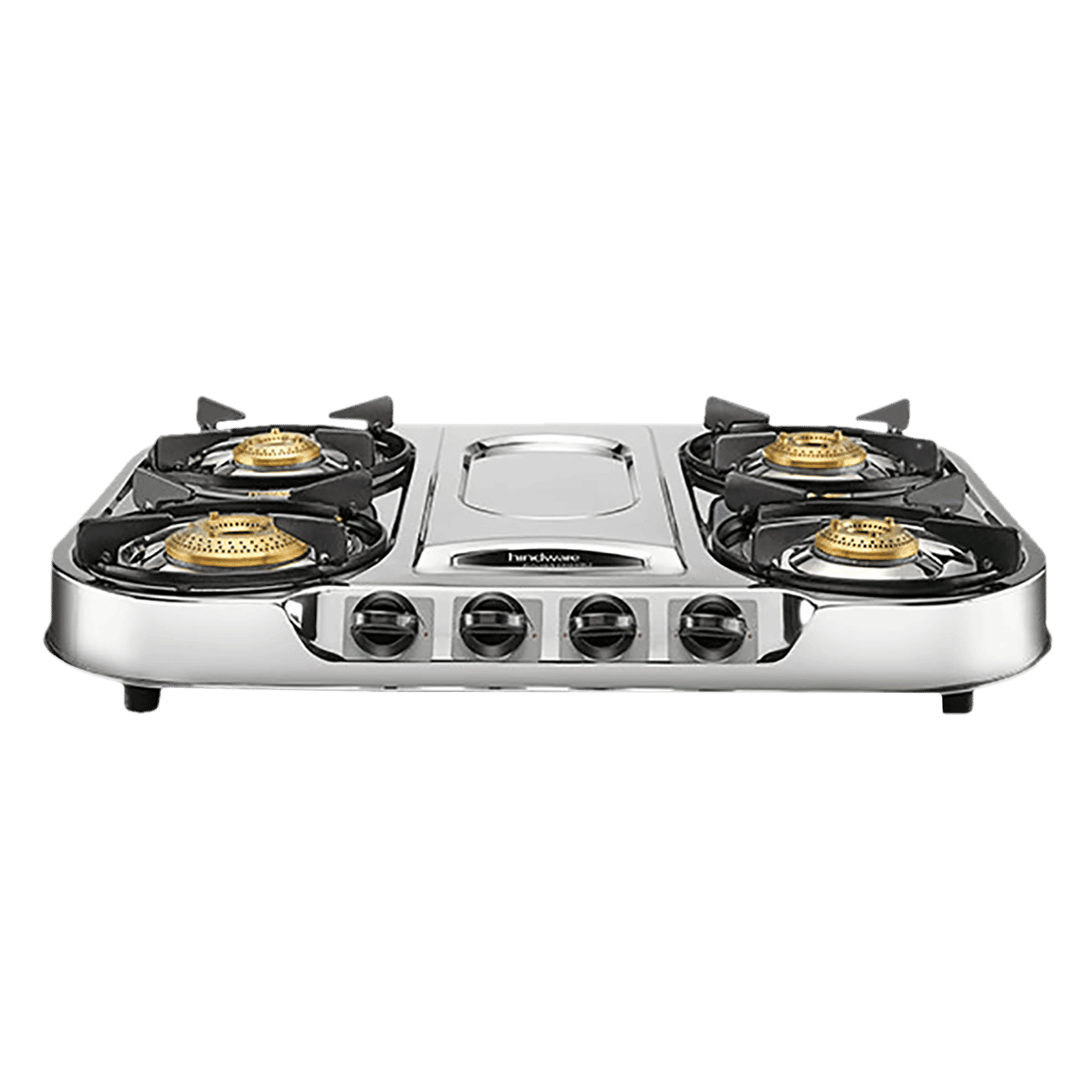 Hindware Festo 4 Burner Manual Gas Stove (Sturdy Pan Support, Silver)_8