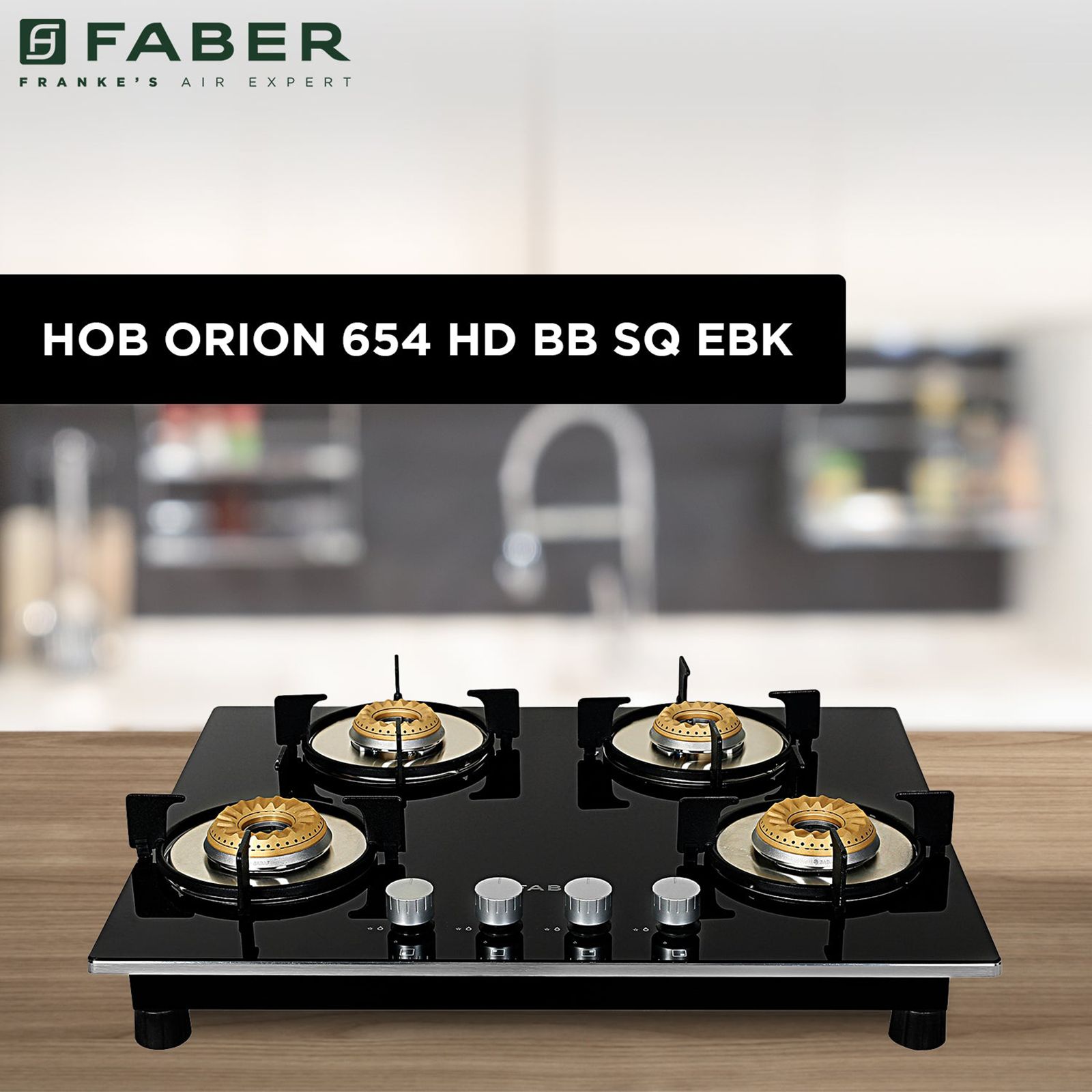 Faber ORION 654 HD BB SQ EBK Tempered Glass Top 4 Burner Automatic Hob (Scratch Resistant, Black)_10