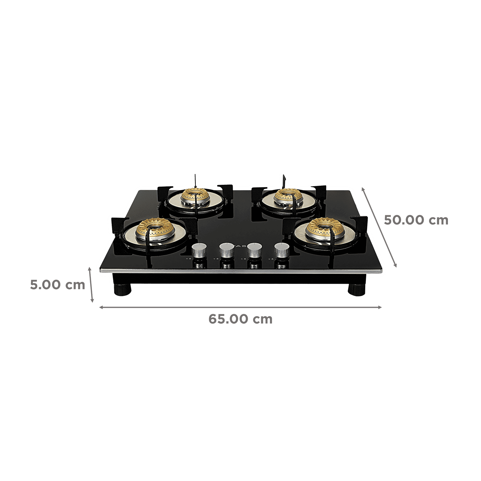Faber ORION 654 HD BB SQ EBK Tempered Glass Top 4 Burner Automatic Hob (Scratch Resistant, Black)_2