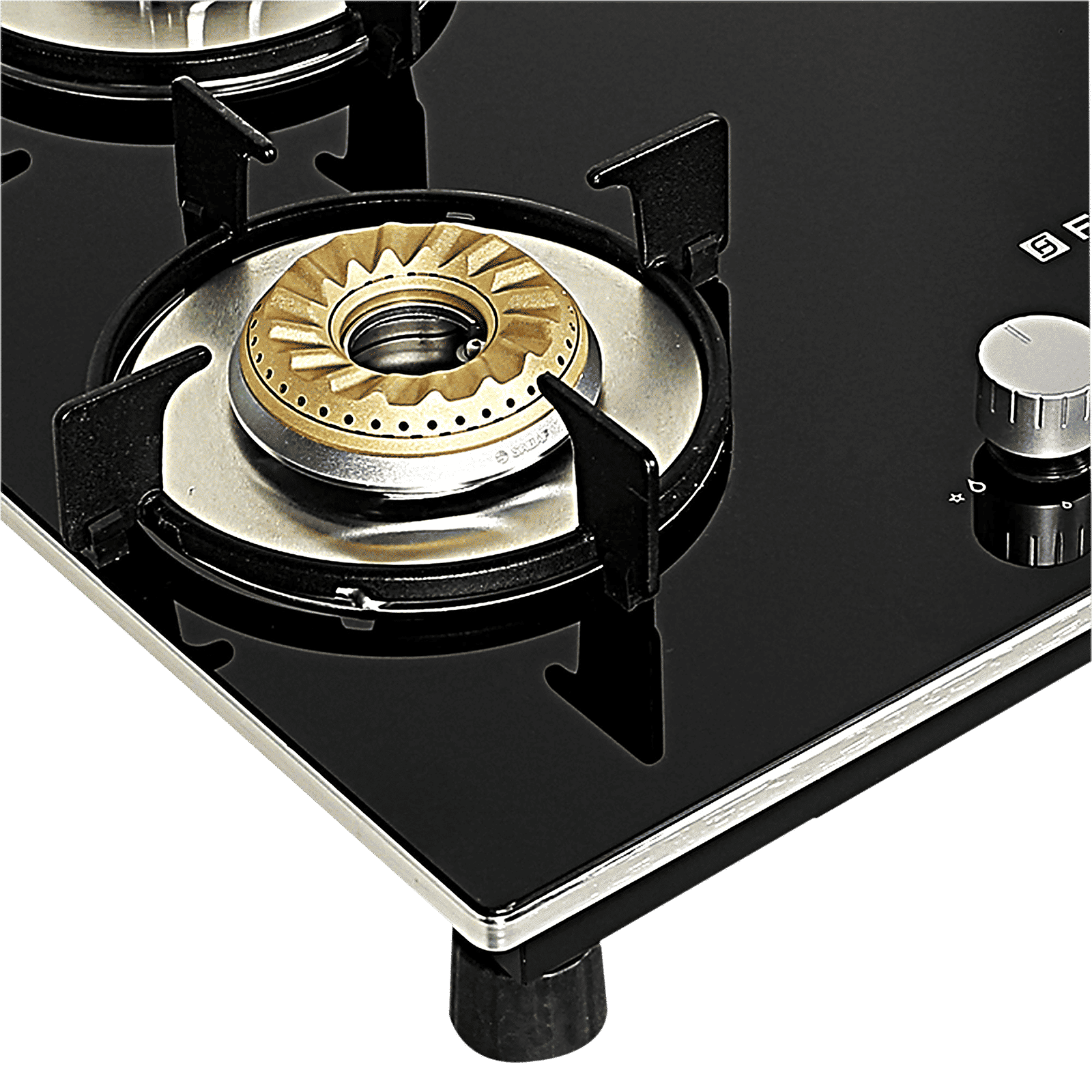 Faber ORION 654 HD BB SQ EBK Tempered Glass Top 4 Burner Automatic Hob (Scratch Resistant, Black)_4