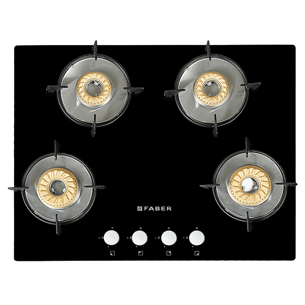 Faber ORION 654 HD BB SQ EBK Tempered Glass Top 4 Burner Automatic Hob (Scratch Resistant, Black)_6