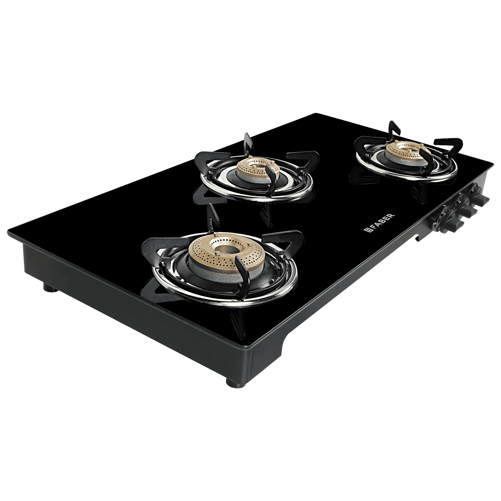 Faber MAGIC 3BB BK Tempered Glass Top 3 Burner Manual Gas Stove (Corrosion Resistance, Black)_11