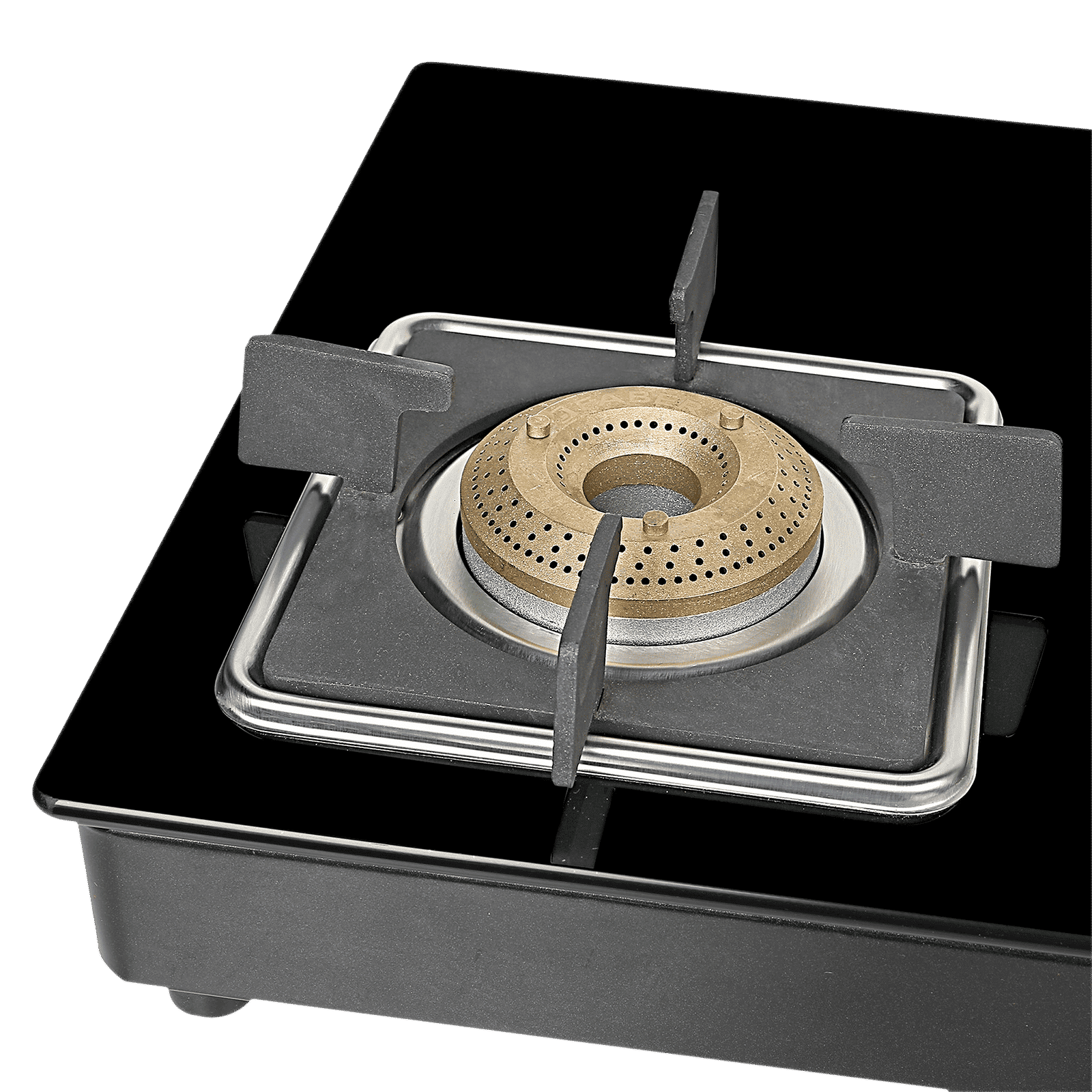 Faber PEARL 3BB BK Tempered Glass Top 3 Burner Manual Gas Stove (Corrosion Resistance, Black)_4