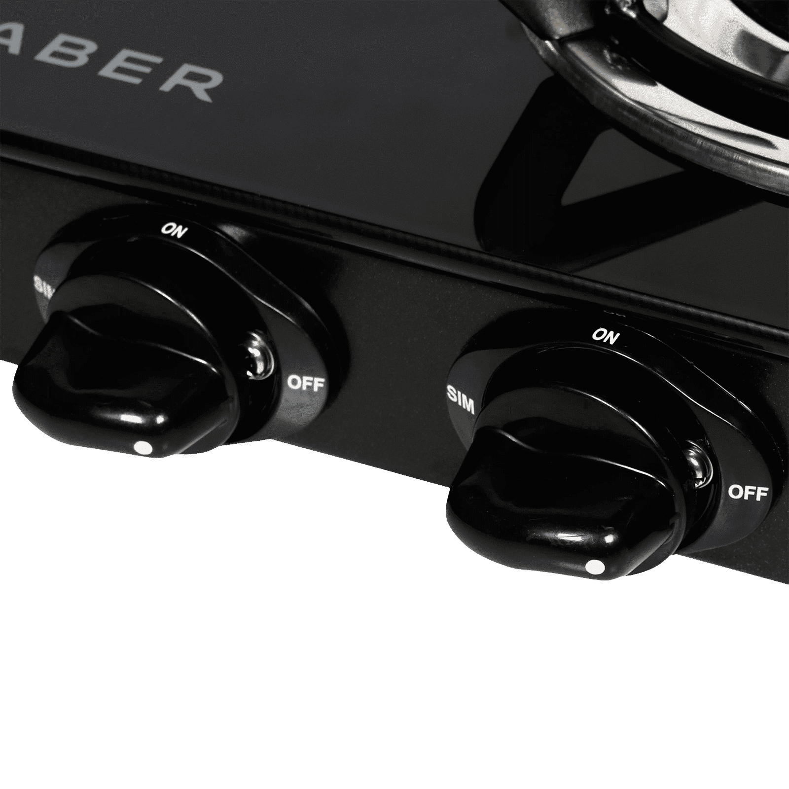 Faber DAISY 3BB BK Tempered Glass Top 3 Burner Manual Gas Stove (Scratch Resistant, Black)_5