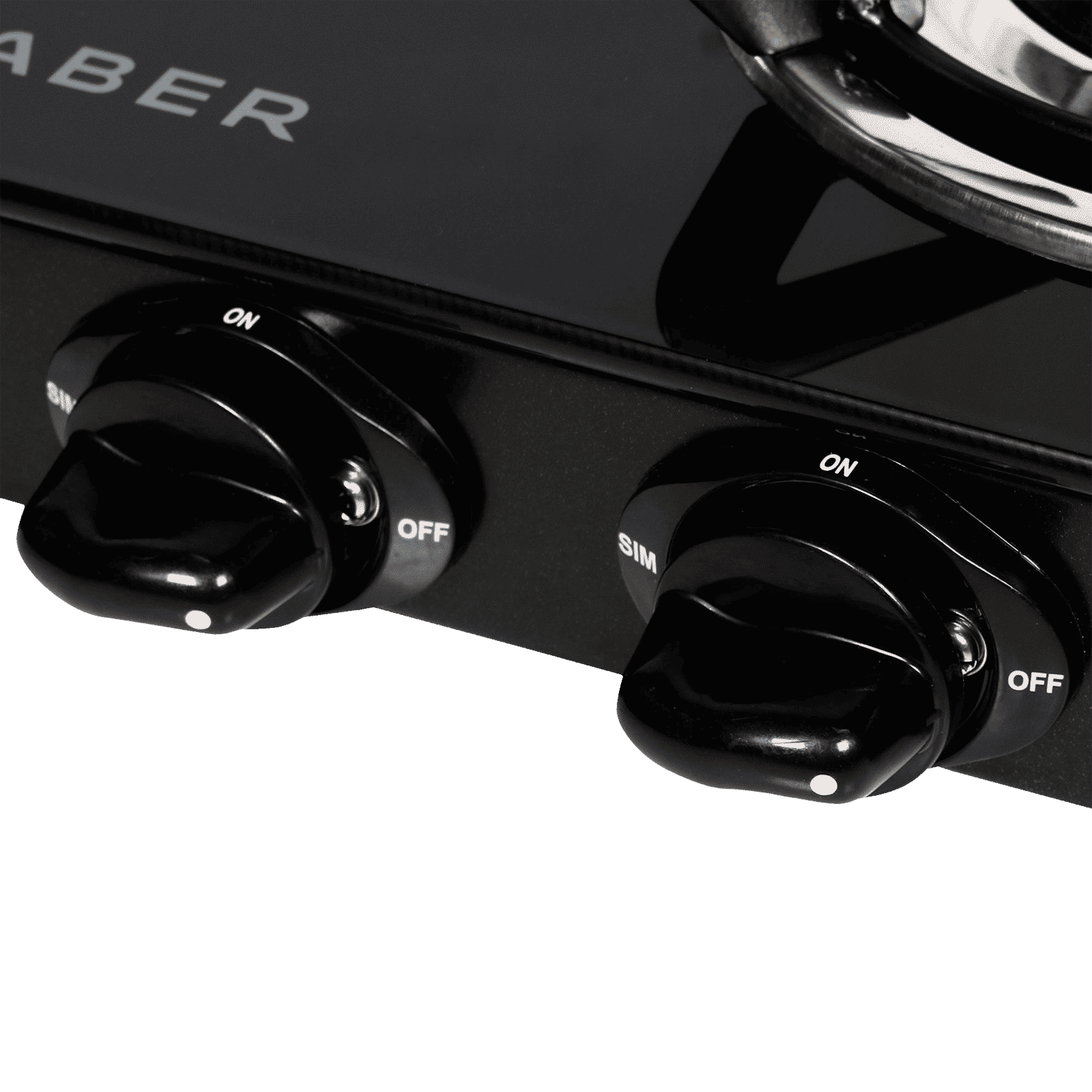 Faber DAISY 4BB BK Tempered Glass Top 4 Burner Manual Gas Stove (Scratch Resistant, Black)_5