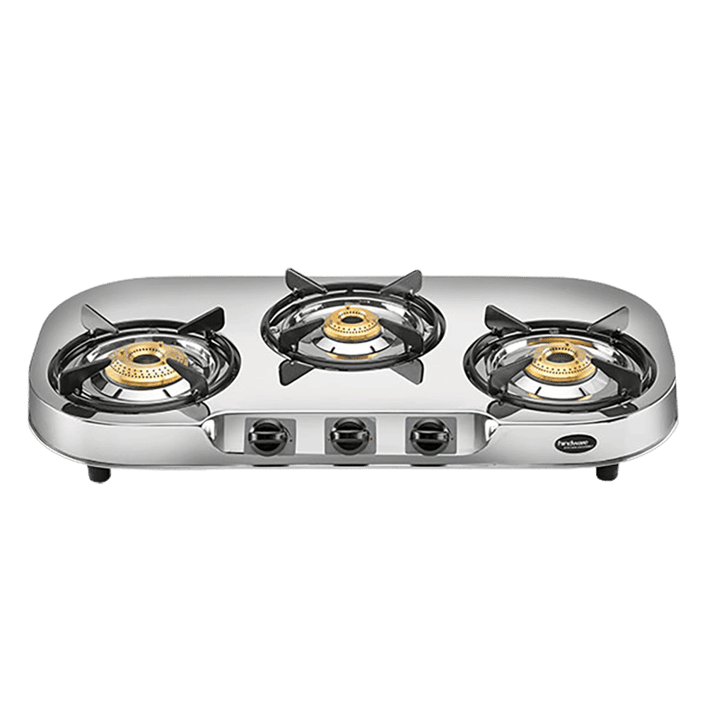 hindware Festo 3 Burner Manual Gas Stove (Sturdy Pan Support, Silver)_8