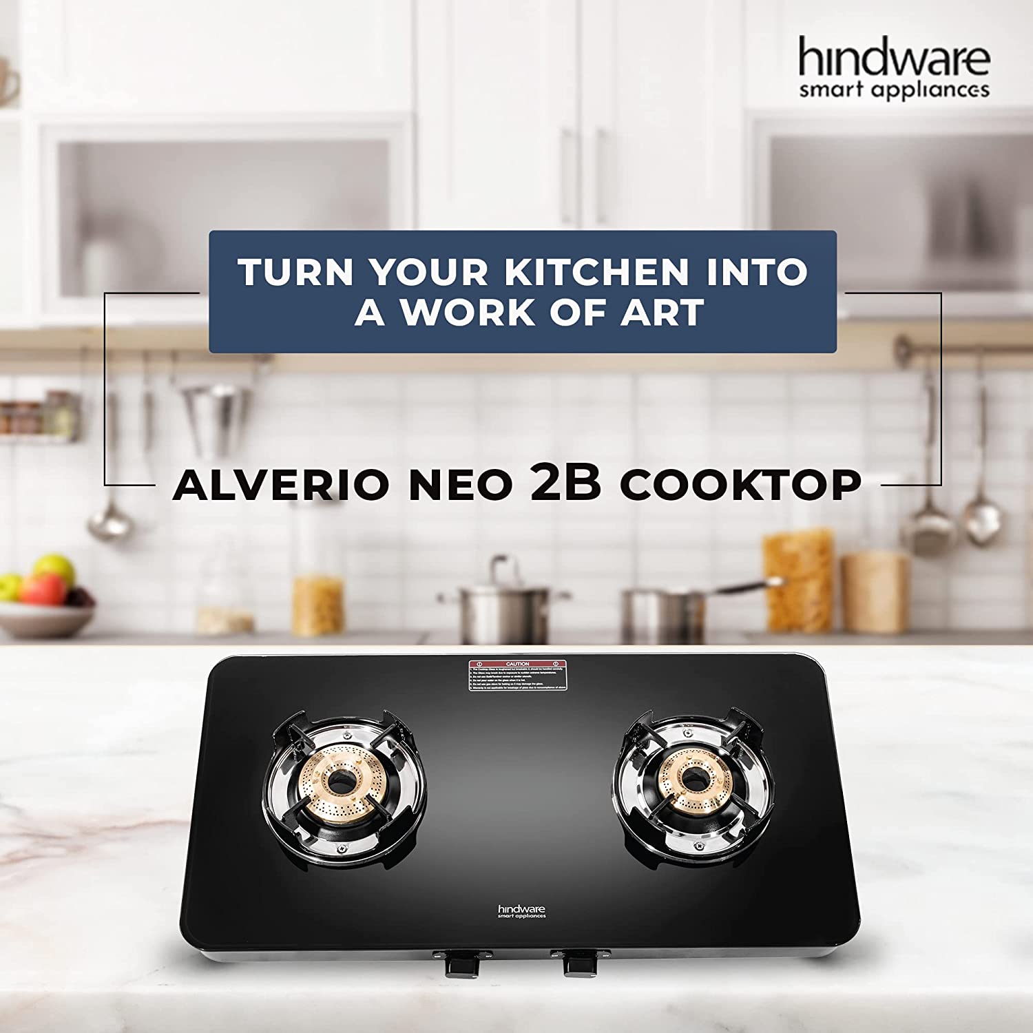 Hindware Alverio Neo Toughened Glass Top 2 Burner Manual Gas Stove (Ergonomic Design, Black)_7