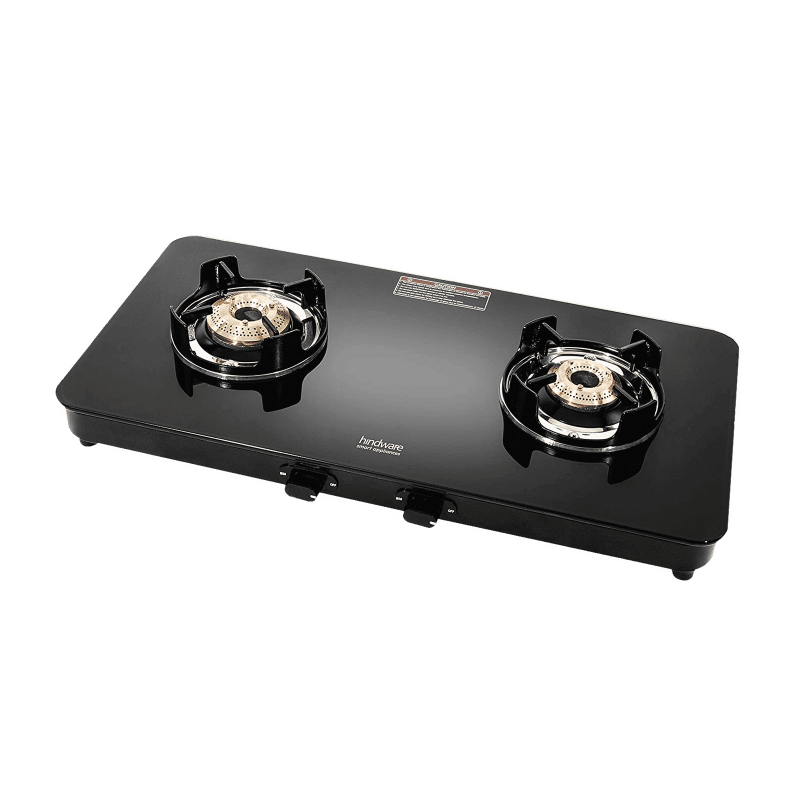 Hindware Alverio Neo Toughened Glass Top 2 Burner Manual Gas Stove (Ergonomic Design, Black)_8