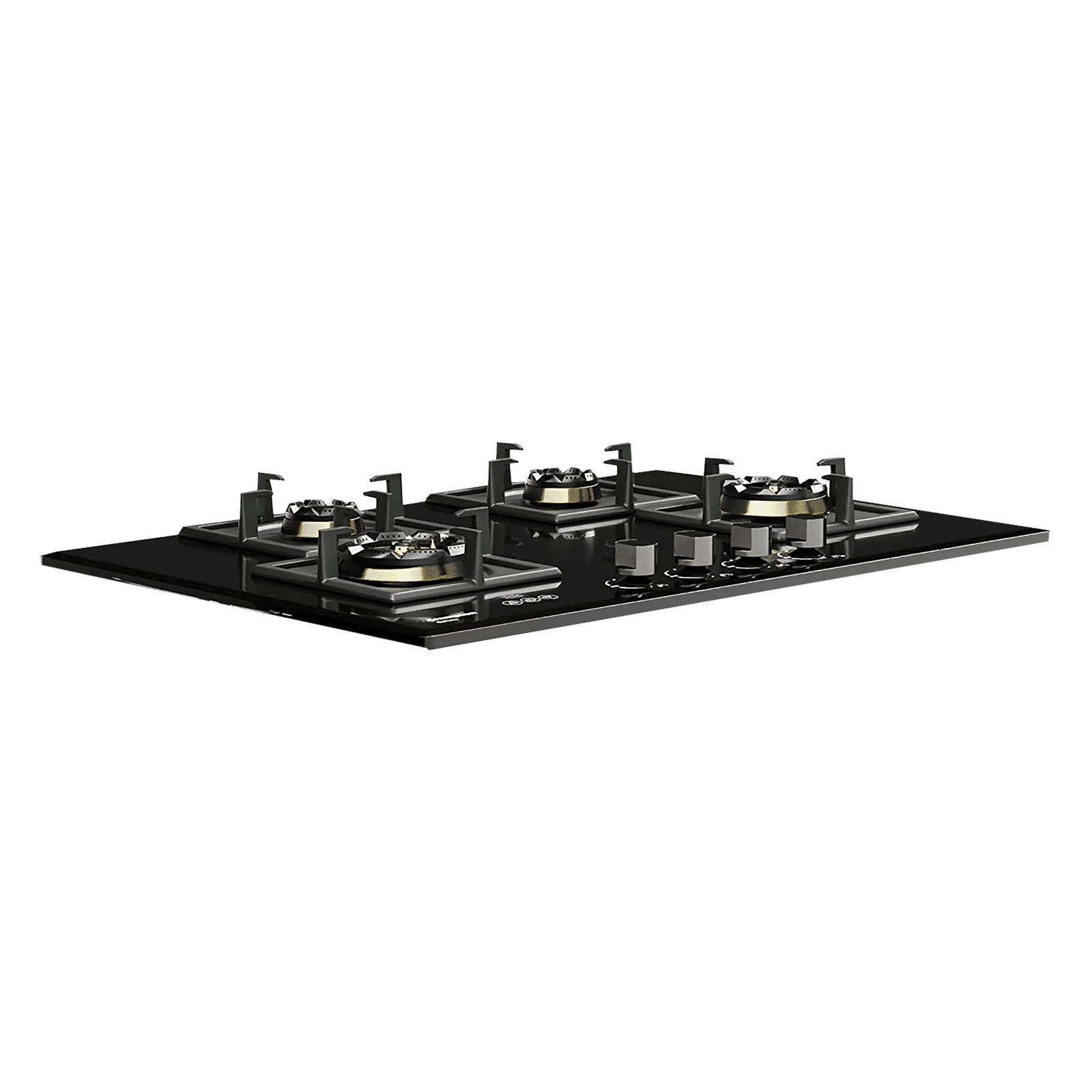 Crompton Optime Toughened Glass Top 4 Burner Automatic Hob (3D Flame Technology, Midnight Black)_4