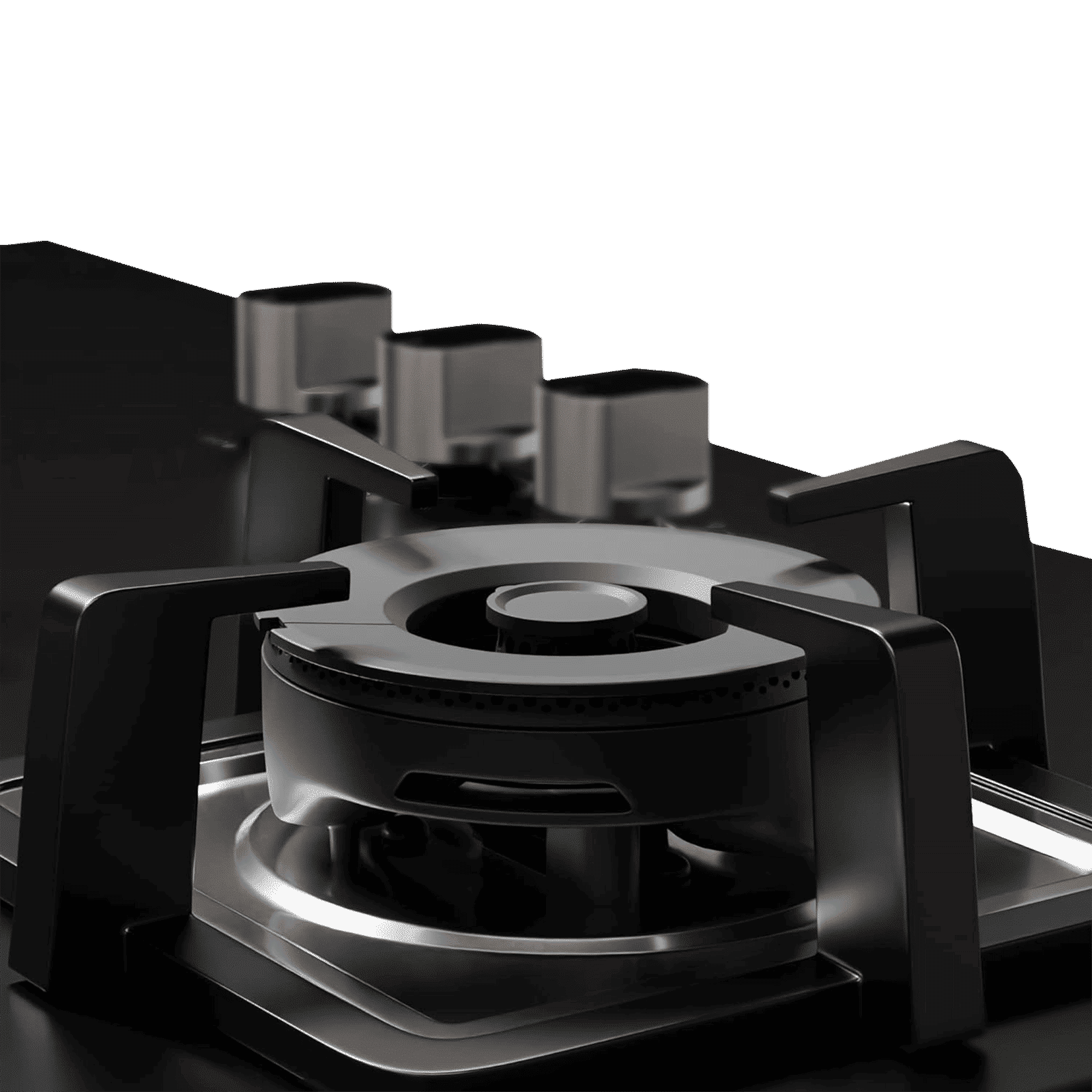 Crompton SuperSlim Toughened Glass Top 3 Burner Automatic Hob (Triple Ring Burner, Midnight Black)_4