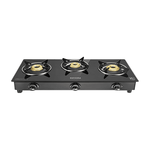 Buy Kutchina Fabio 3B Eco Tempered Glass Top Burner Manual Gas