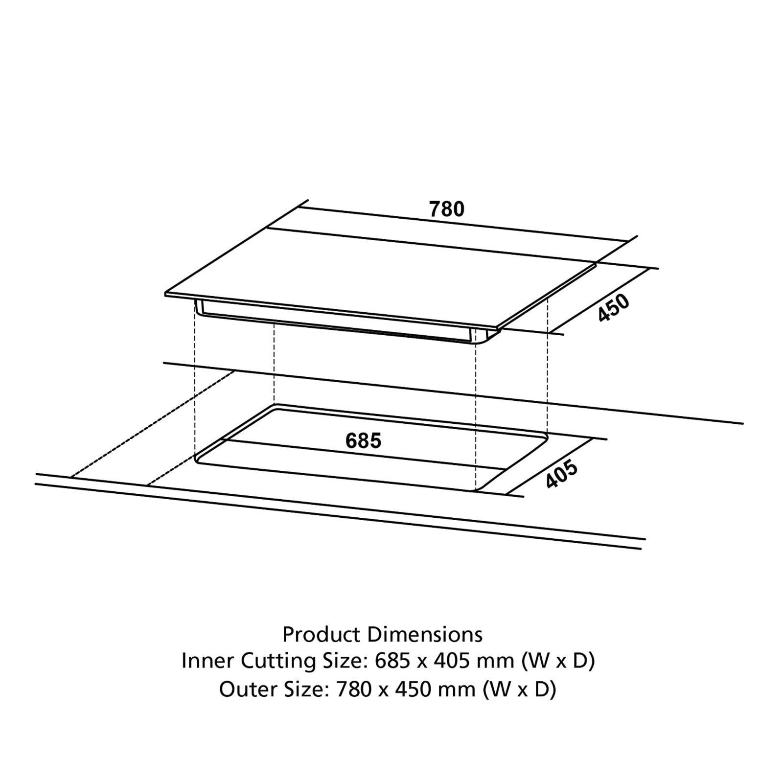 Crompton SensoSafe Toughened Glass Top 3 Burner Automatic Hob (Triple Ring Burner, Midnight Black)_7