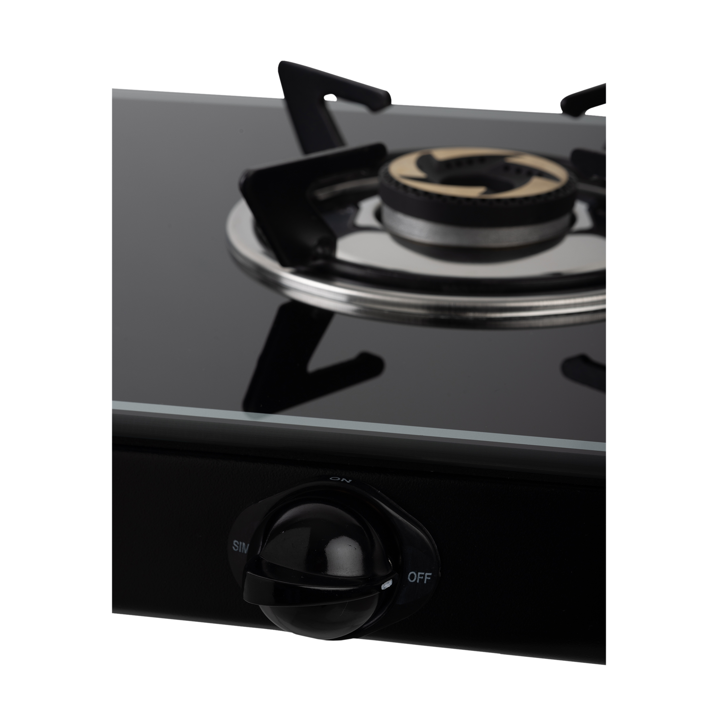 Blowhot Opal Toughened Glass Top 2 Burner Manual Gas Stove (ISI Certified, Black)_5