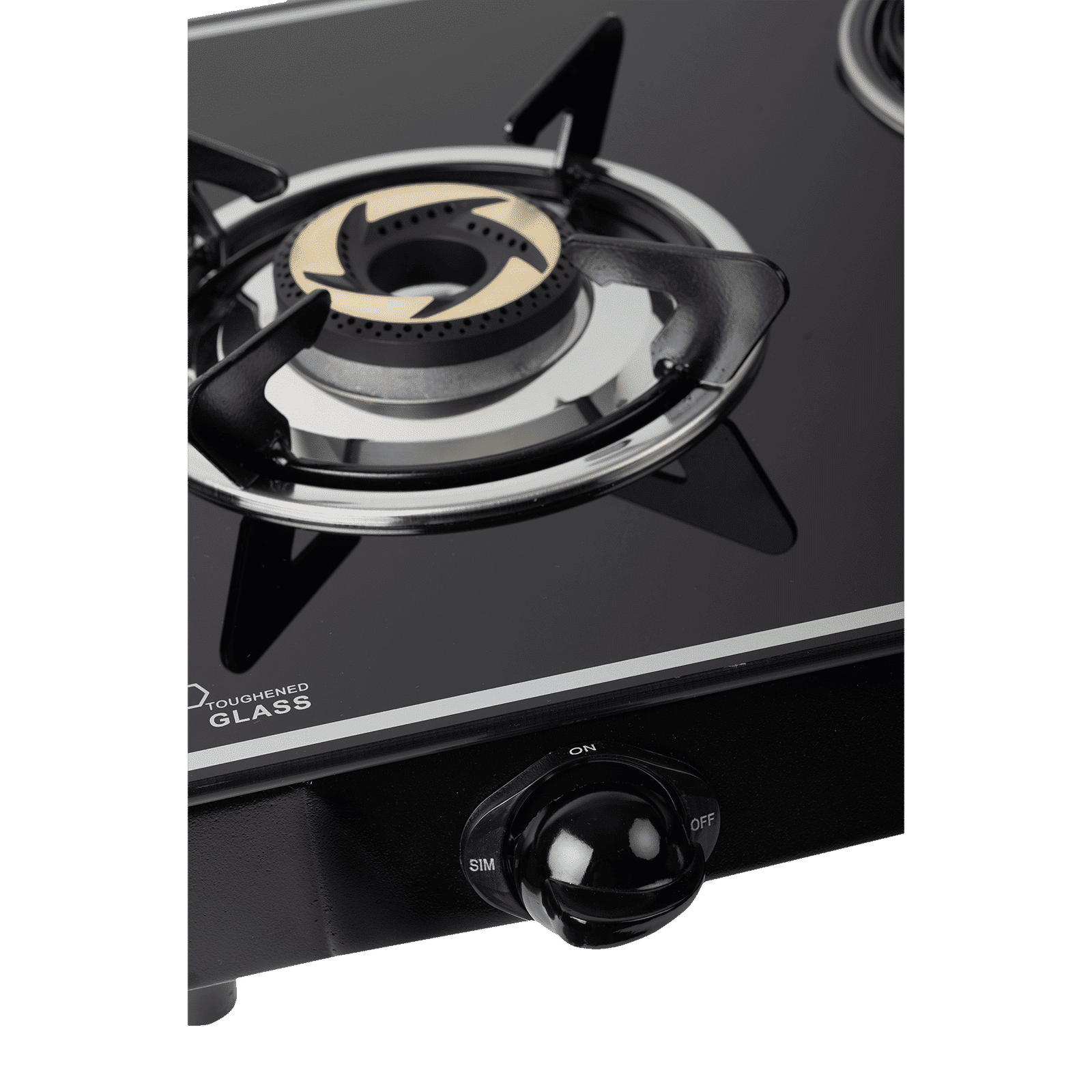 Blowhot Opal Toughened Glass Top 3 Burner Manual Gas Stove (ISI Certified, Black)_5