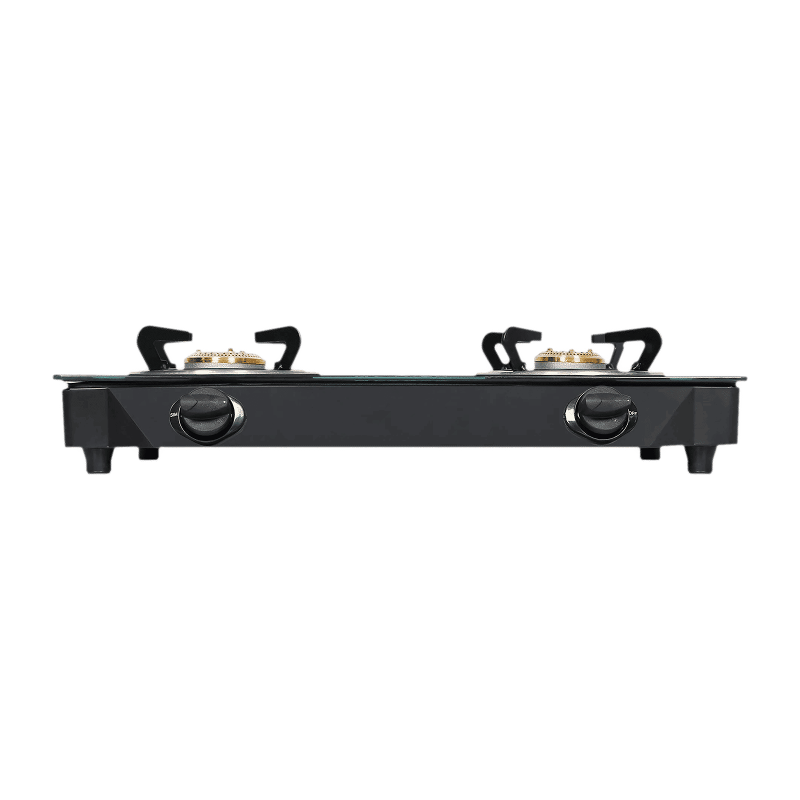 Faber ARROW 2BB BK Toughened Glass Top 2 Burner Manual Gas Stove (Anti Leak Technology, Black)_7