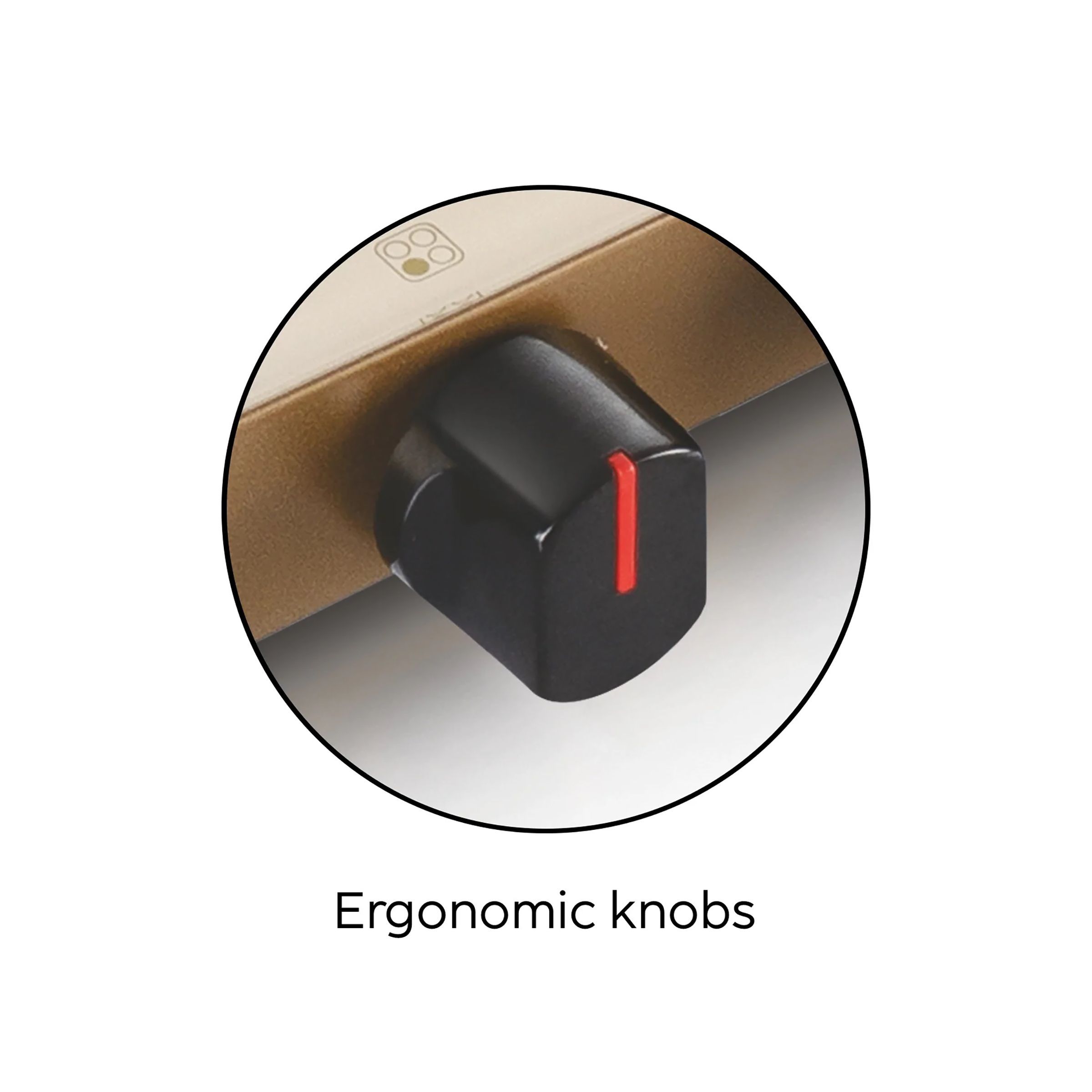 Glen Ultra Slim Toughened Glass Top 4 Burner Manual Gas Stove (Vitreous Enamelled Pan Support, Apricot)_8