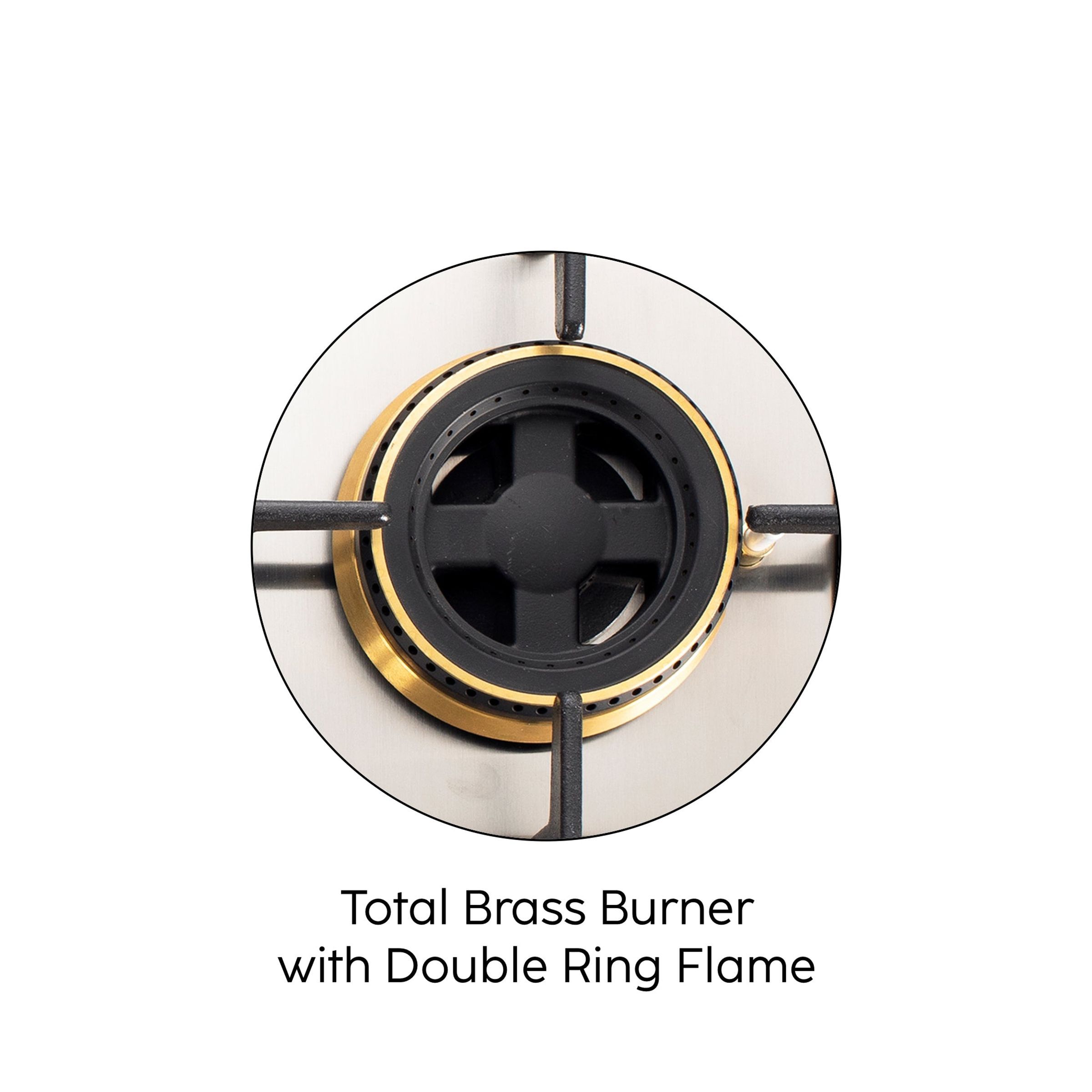 Glen 1074 SQ HT DB Toughened Glass Top 4 Burner Automatic Electric Hob (Vitreous Enamelled Pan Support, Black)_4