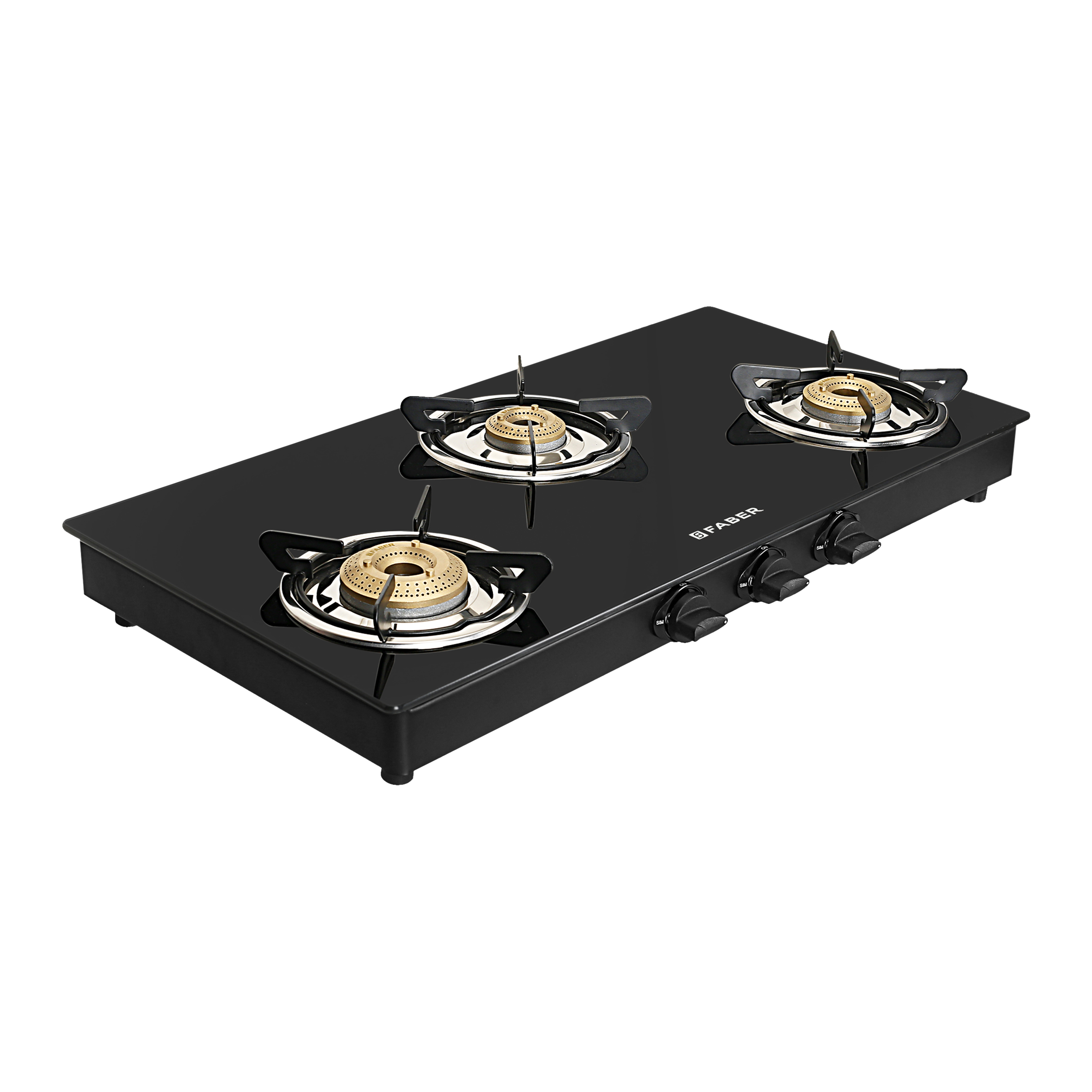 FABER Glass Top 3 Burner Manual Ignition Gas Stove (Brass Burner, Black) FABER Glass Top 3 Burner Manual Ignition Gas Stove (Brass Burner, Black)_9
