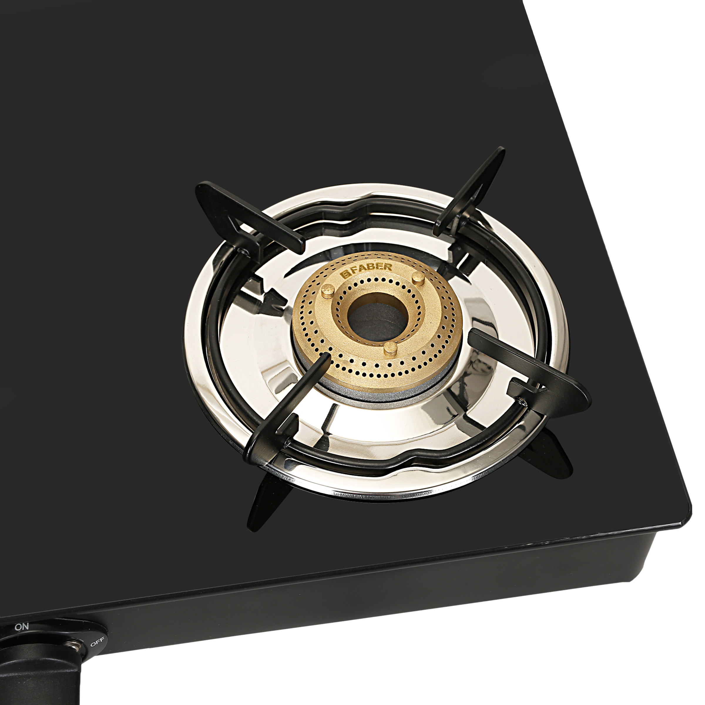 FABER Glass Top 3 Burner Manual Ignition Gas Stove (Brass Burner, Black) FABER Glass Top 3 Burner Manual Ignition Gas Stove (Brass Burner, Black)_4