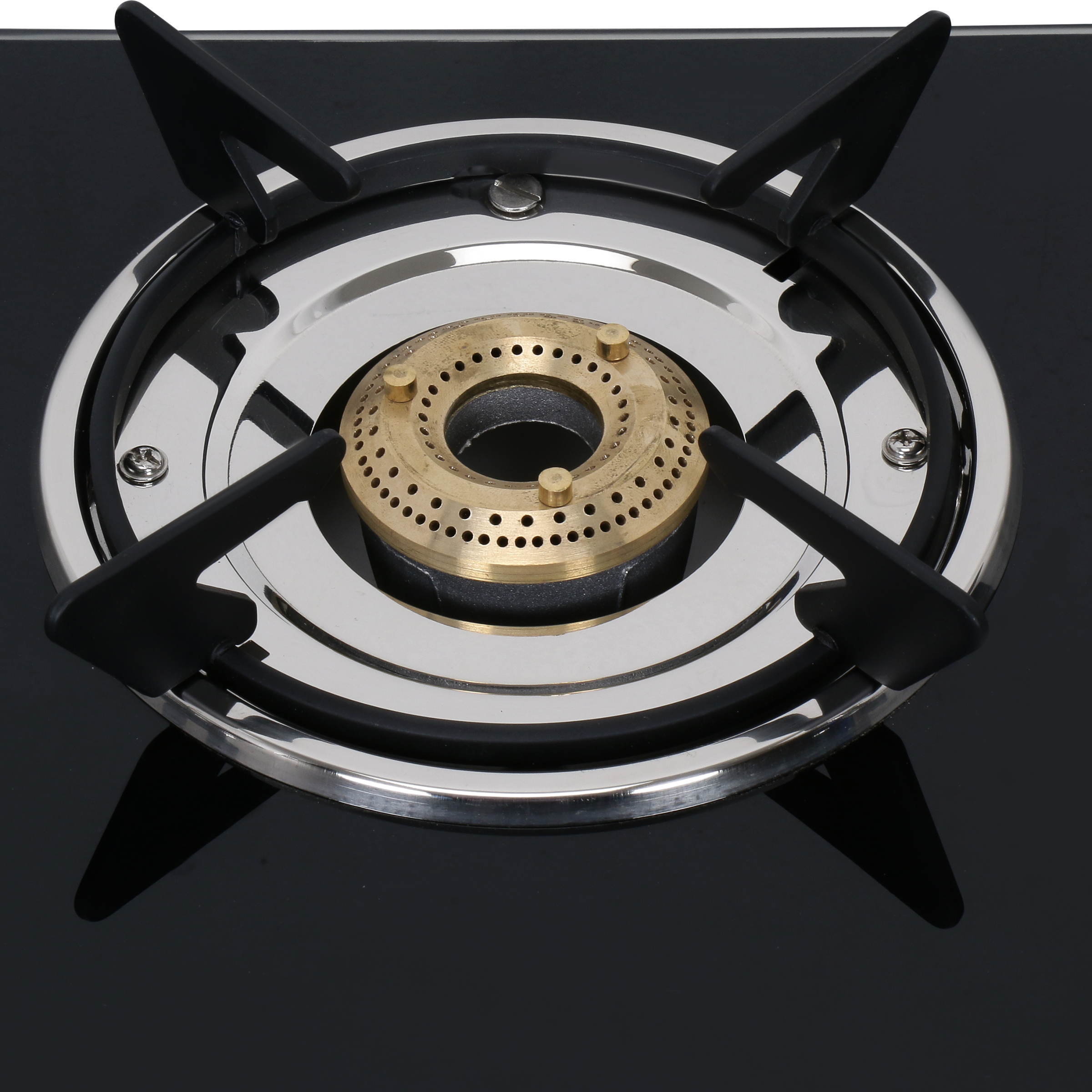 Croma Toughened Glass Top 3 Burner Manual Gas Stove (ISI Certified, Black)_4